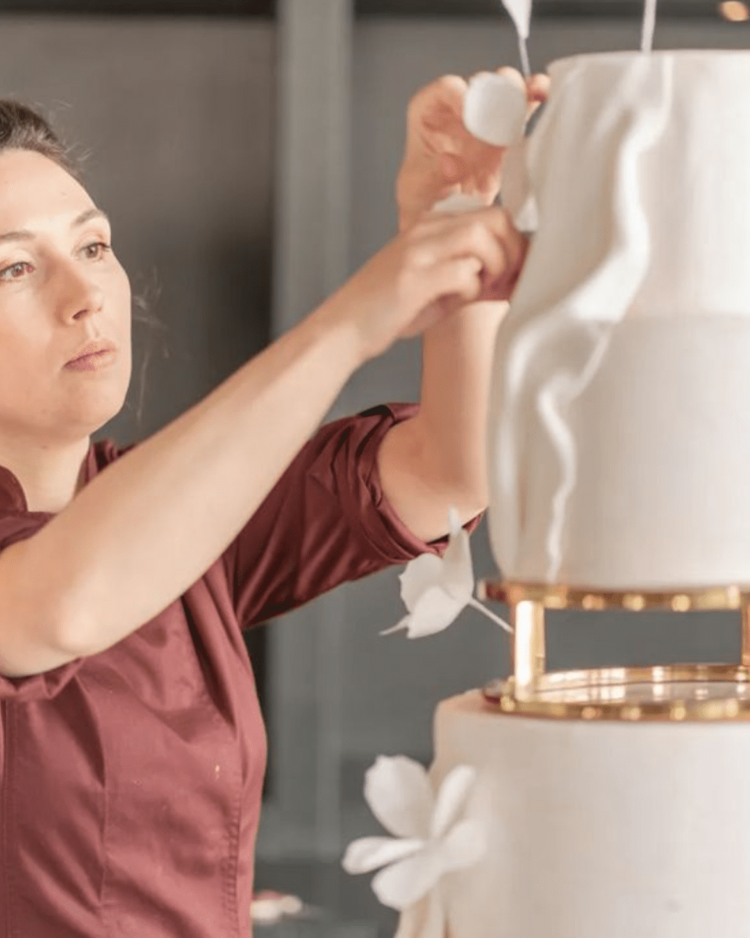 10" Round Metallic Cake Separator - Prop Options