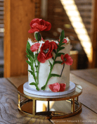 10" Round Metallic Cake Separator - Prop Options