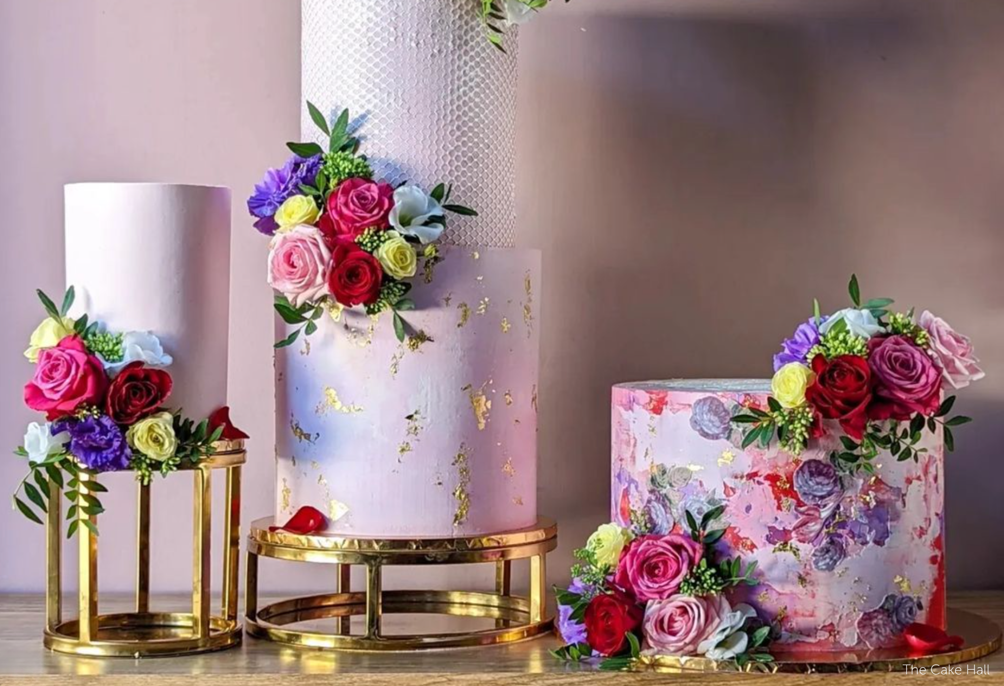 10" Round Metallic Cake Separator - Prop Options