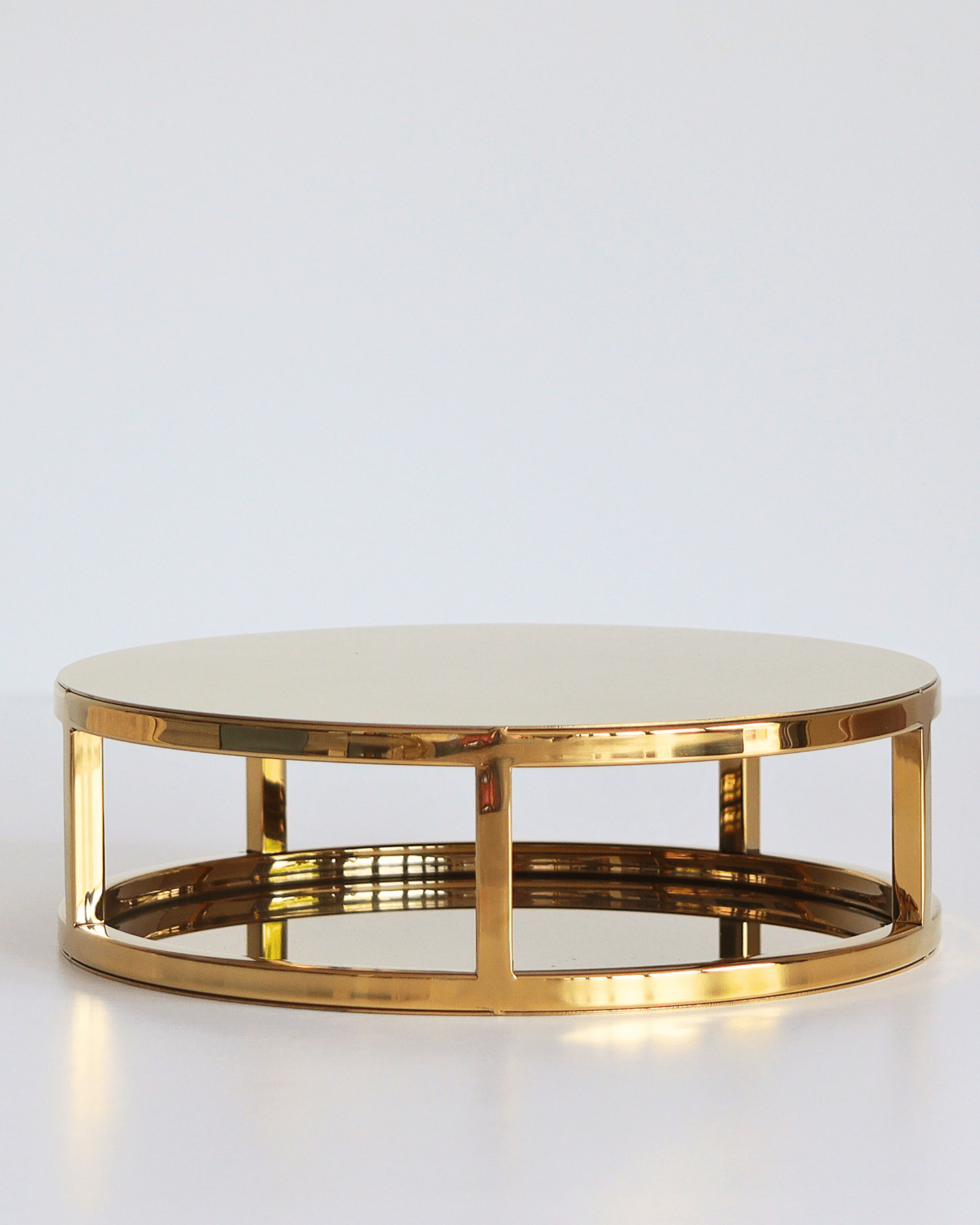 10" Round Metallic Cake Separator - Prop Options