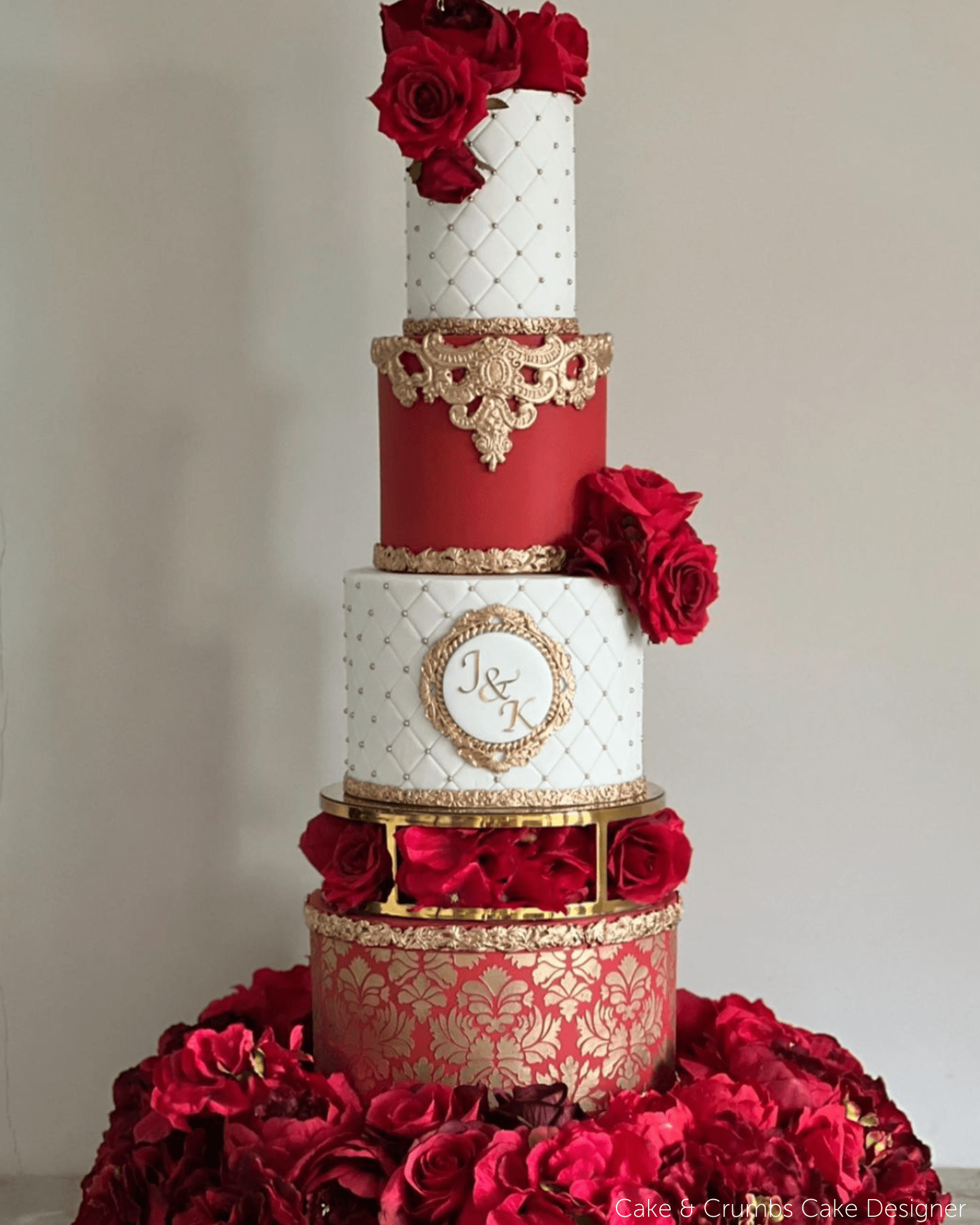 10" Round Metallic Cake Separator - Prop Options