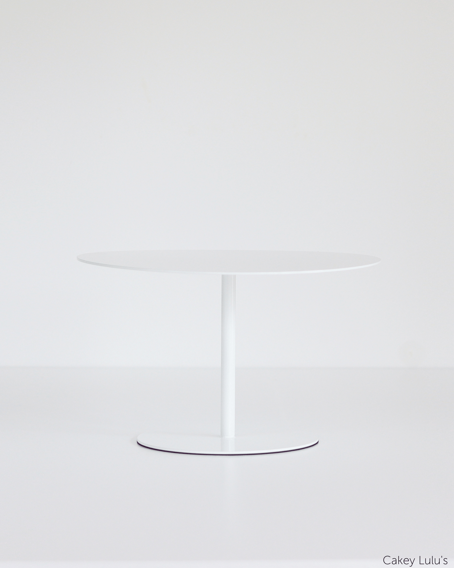 12" White Stiletto Cake Pedestal - Prop Options