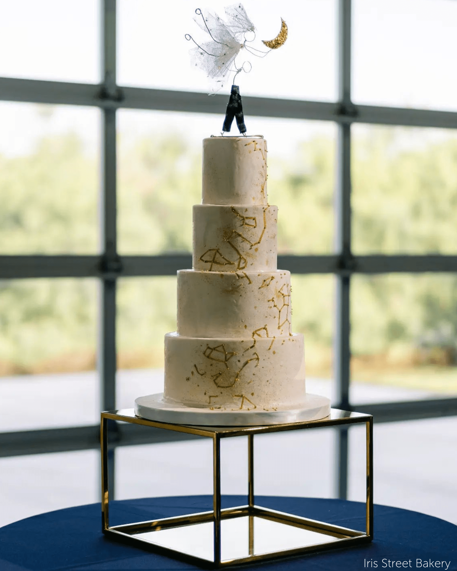 14" Square Metallic Plinth - Prop Options