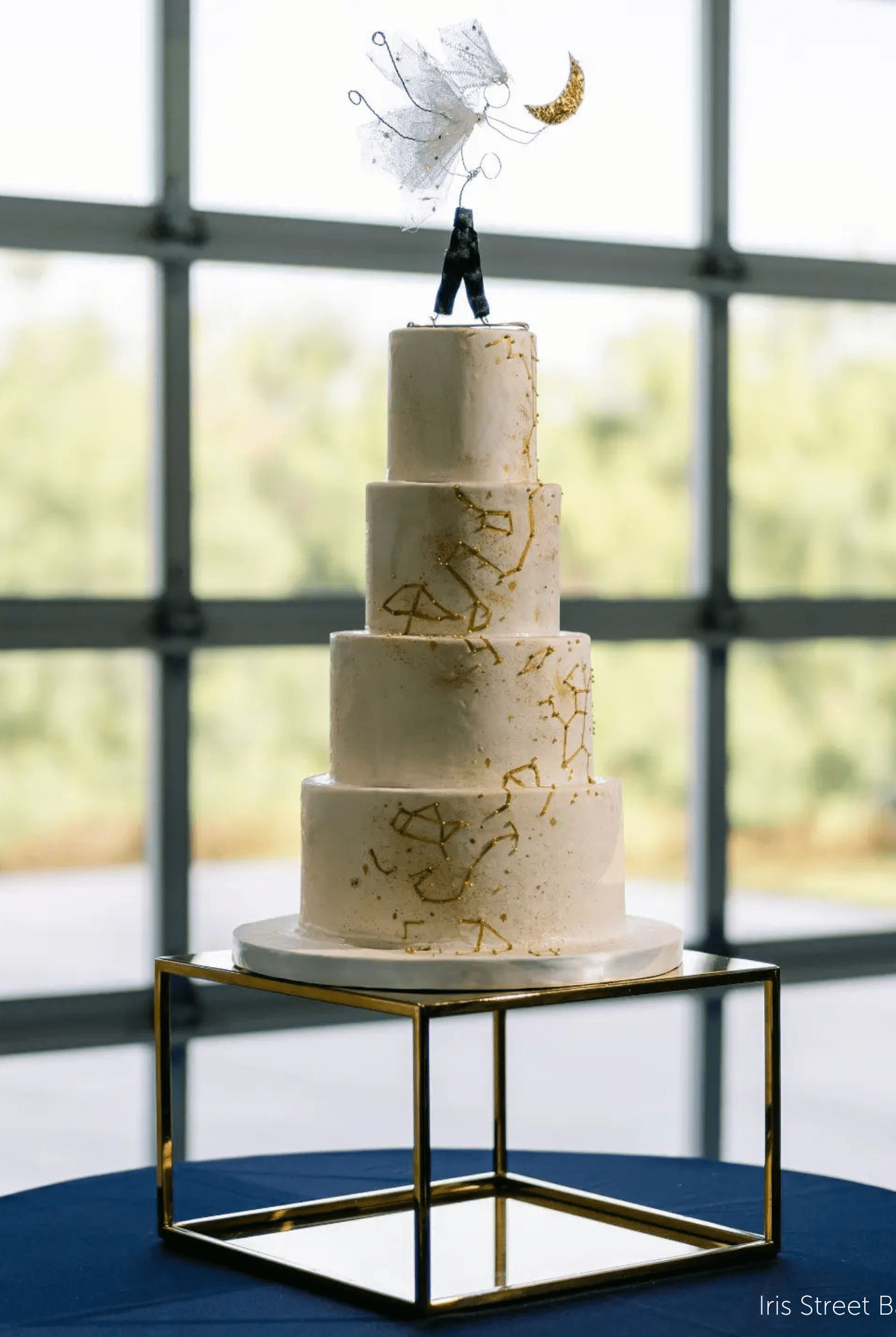 14" Square Metallic Plinth - Prop Options