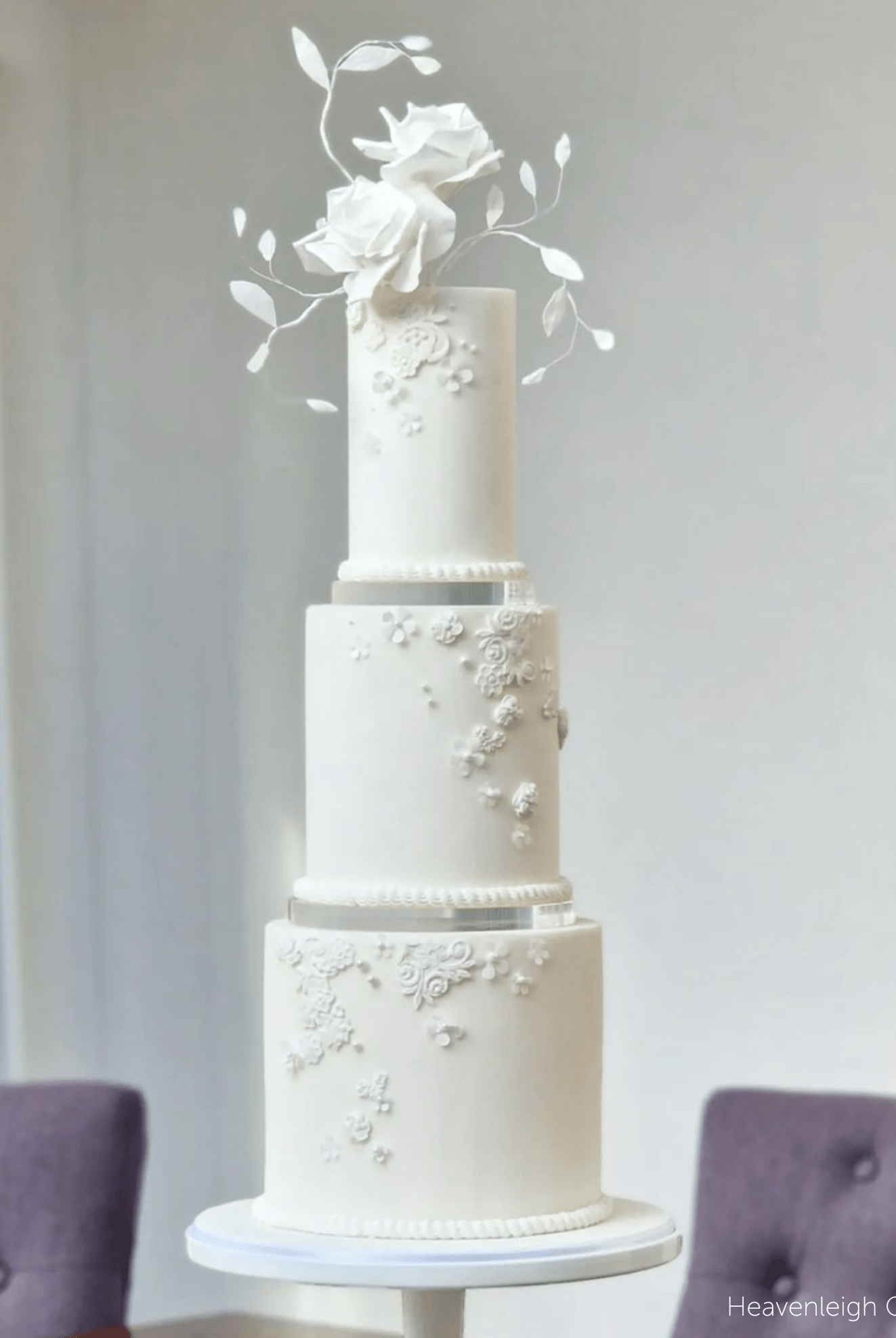 15mm Round Ultra Polished Clear Acrylic Cake Spacers - Prop Options