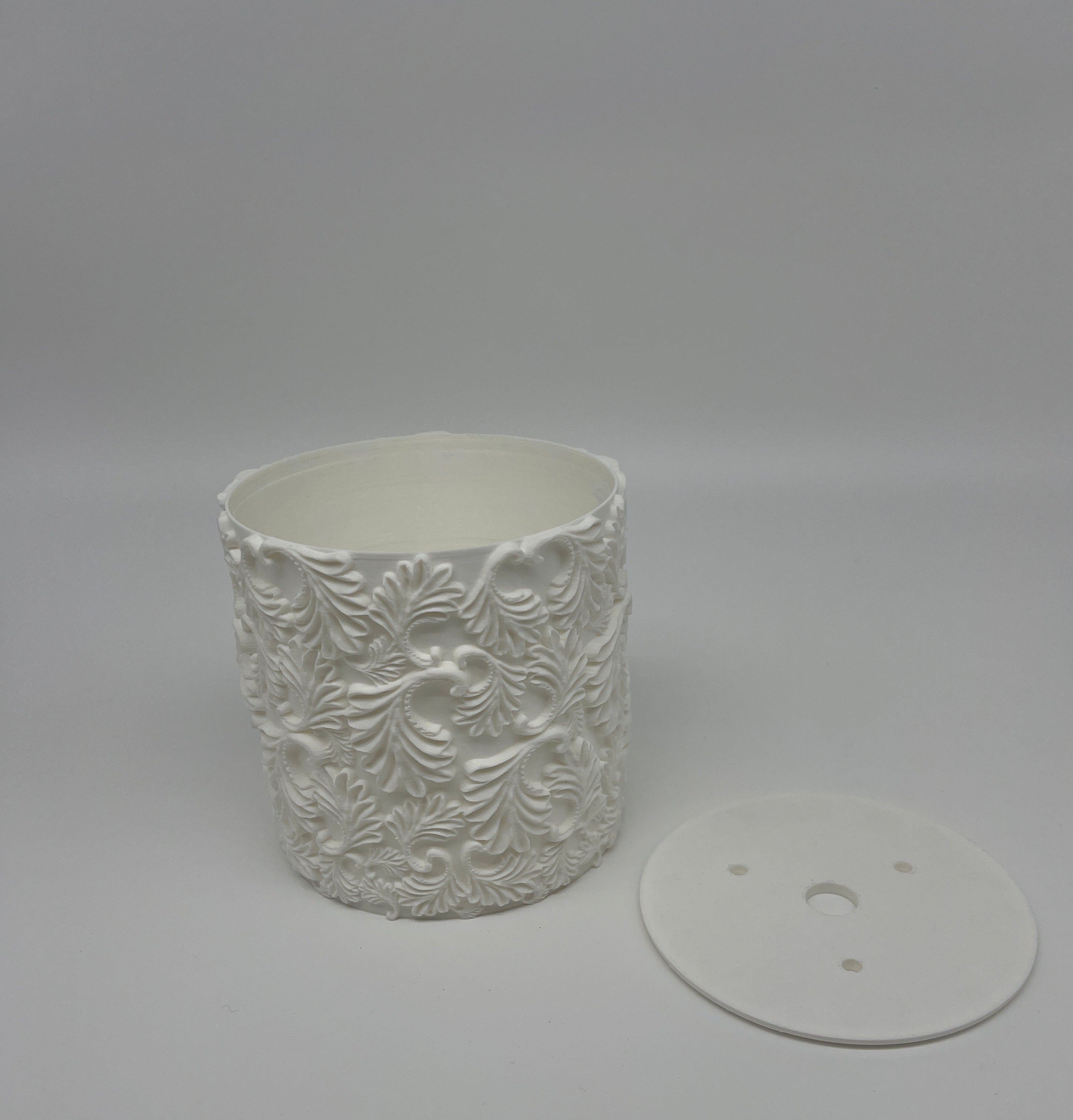 Outlet 6" x 6" Baroque Separator - White - Misprint - Prop Options