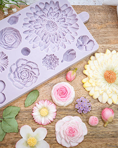 Buttercream Flowers Silicone Mould