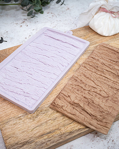 Rustic Woodland Bark Silicone Mould