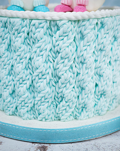 Cable Knit Silicone Mould
