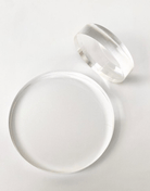 30mm Round Clear Ultra Polished Acrylic Cake Spacer - Prop Options