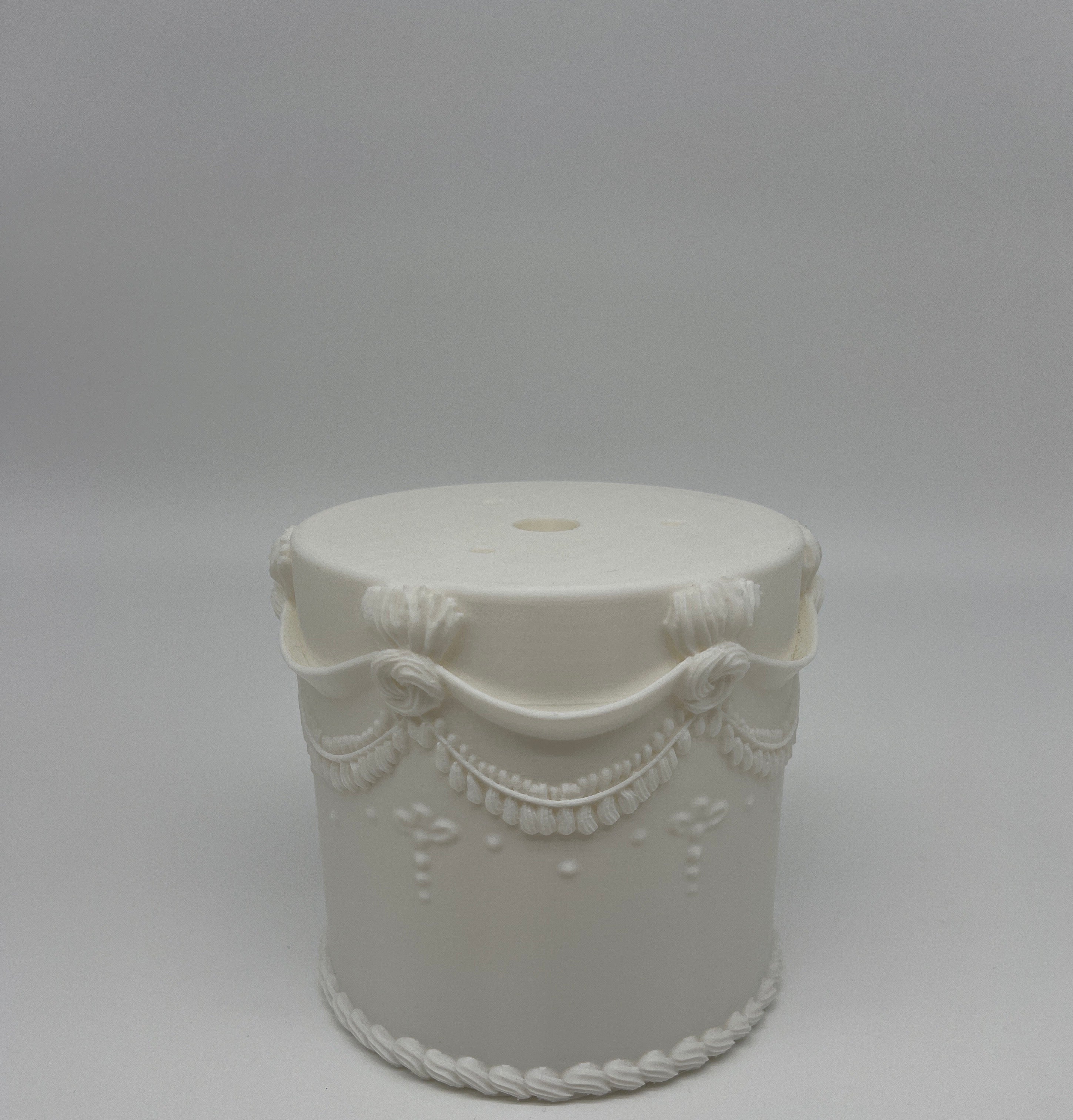 Outlet 6" x 6" Lambeth Tier - White - Misprint - Prop Options