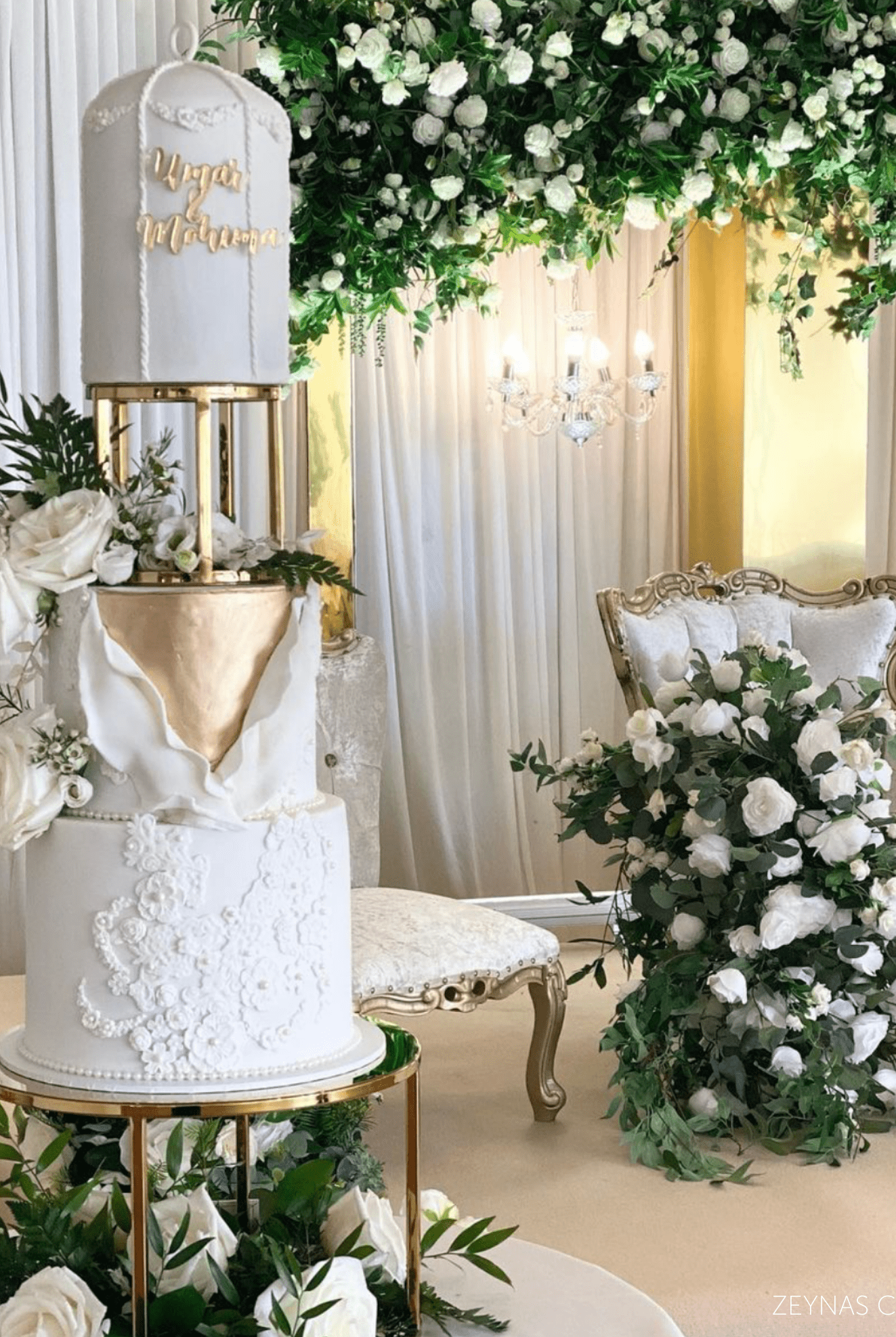 6" Round Metallic Cake Separator - Prop Options