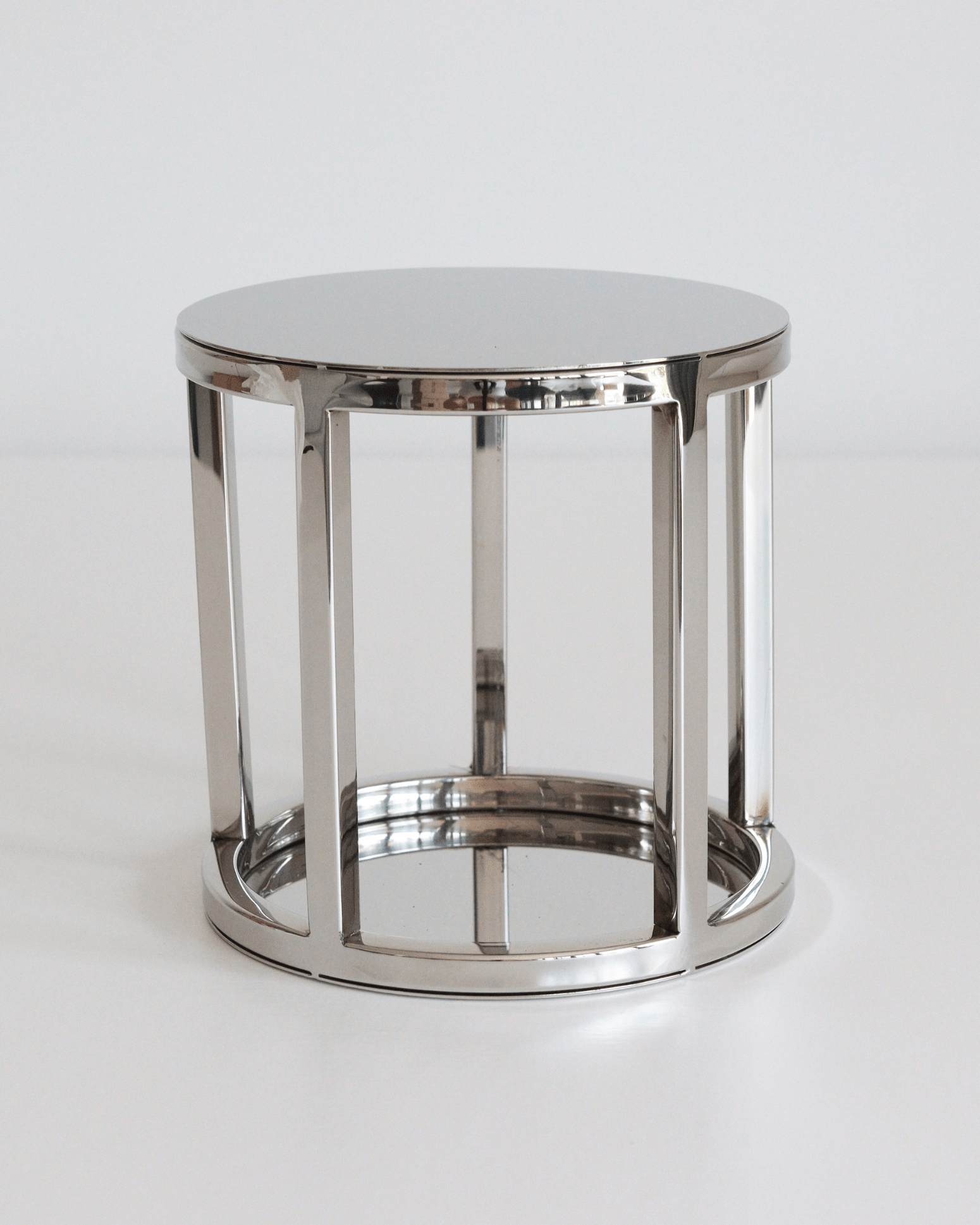 6" Round Metallic Cake Separator - Prop Options