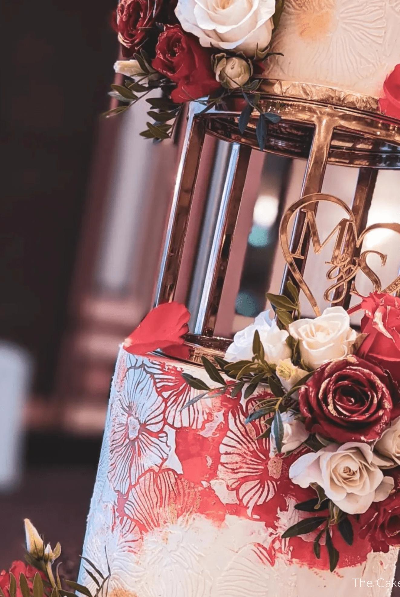 6" Round Metallic Cake Separator - Prop Options