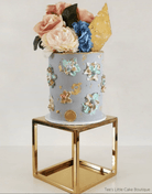 6" Square Metallic Cake Separator - Prop Options