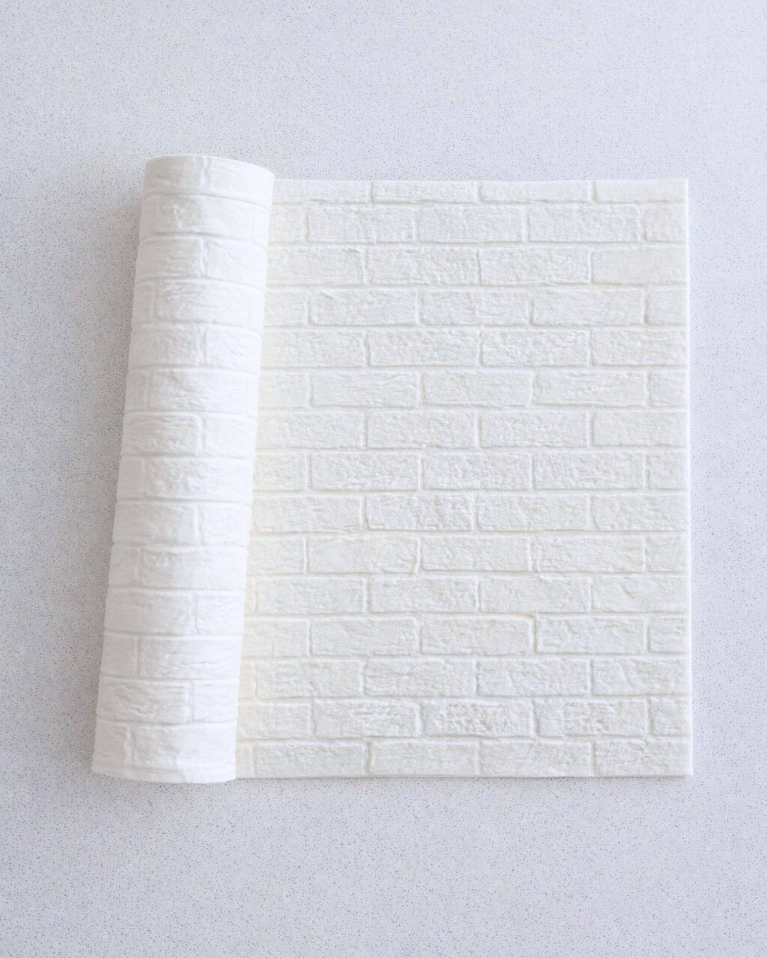 Brick texture rolling pin - embossing realistic brick pattern onto white fondant
