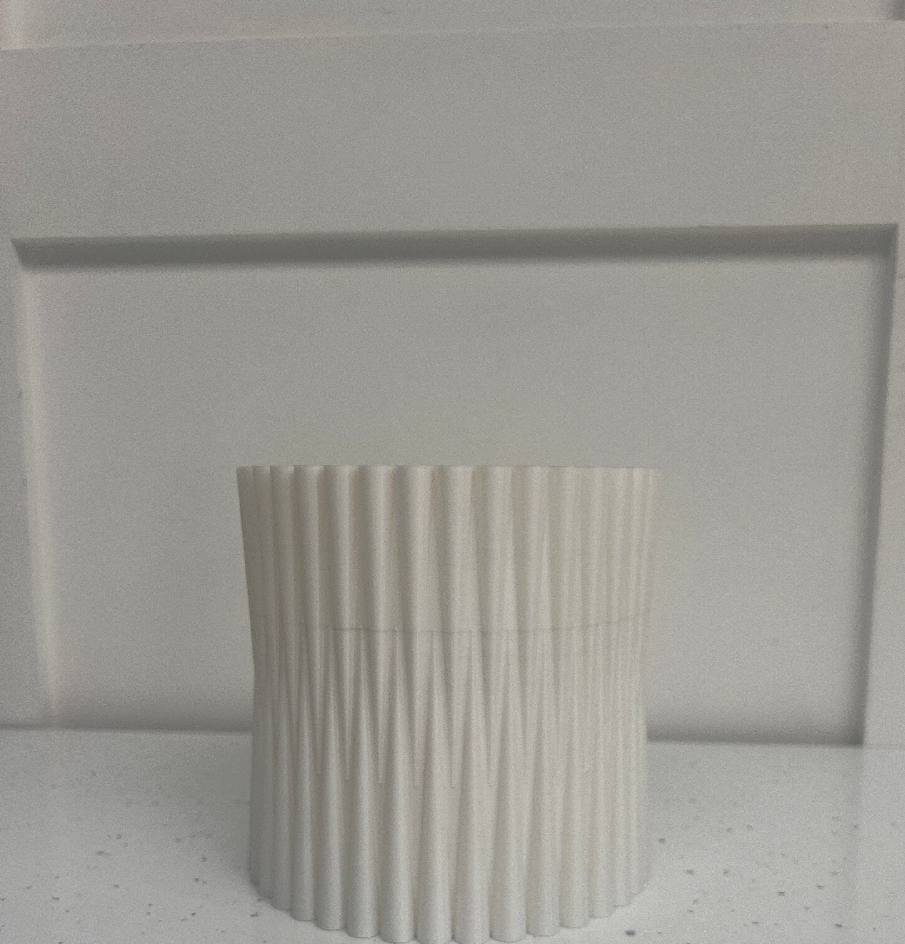Outlet 6" x 6" Round Corset Cake Separator - White - Misprint - Prop Options
