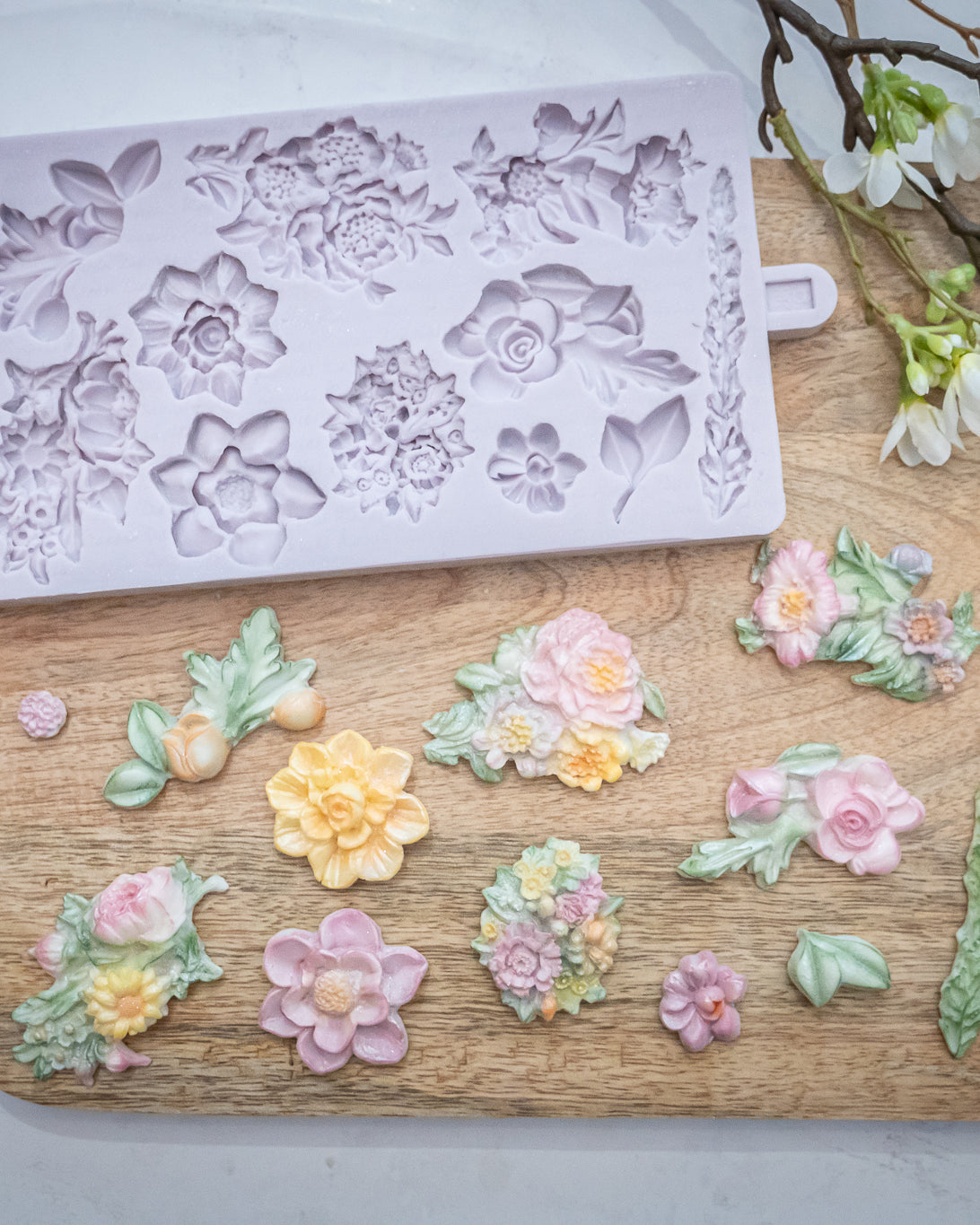Floral Essentials Silicone Mould
