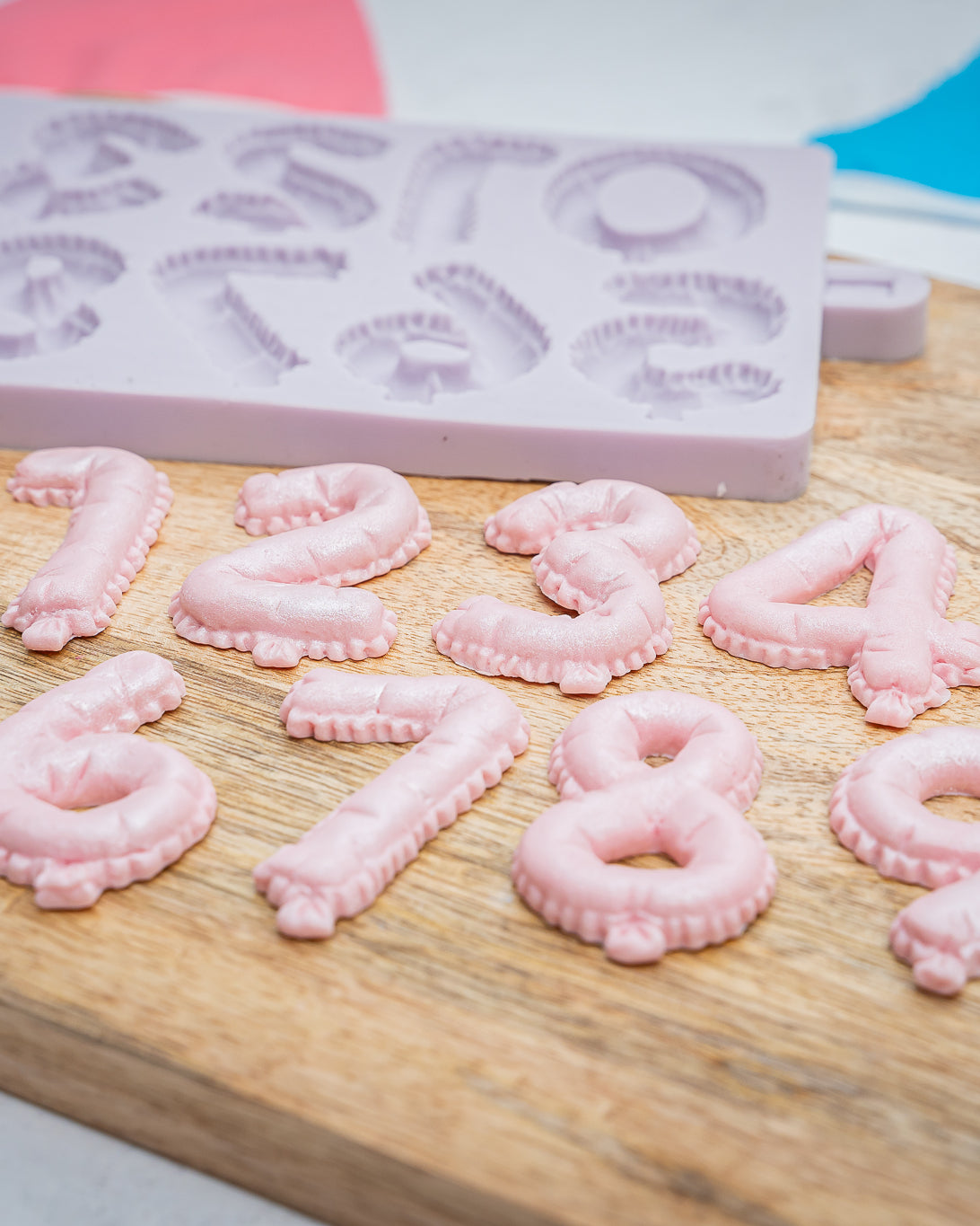 Balloon Numbers Silicone Mould