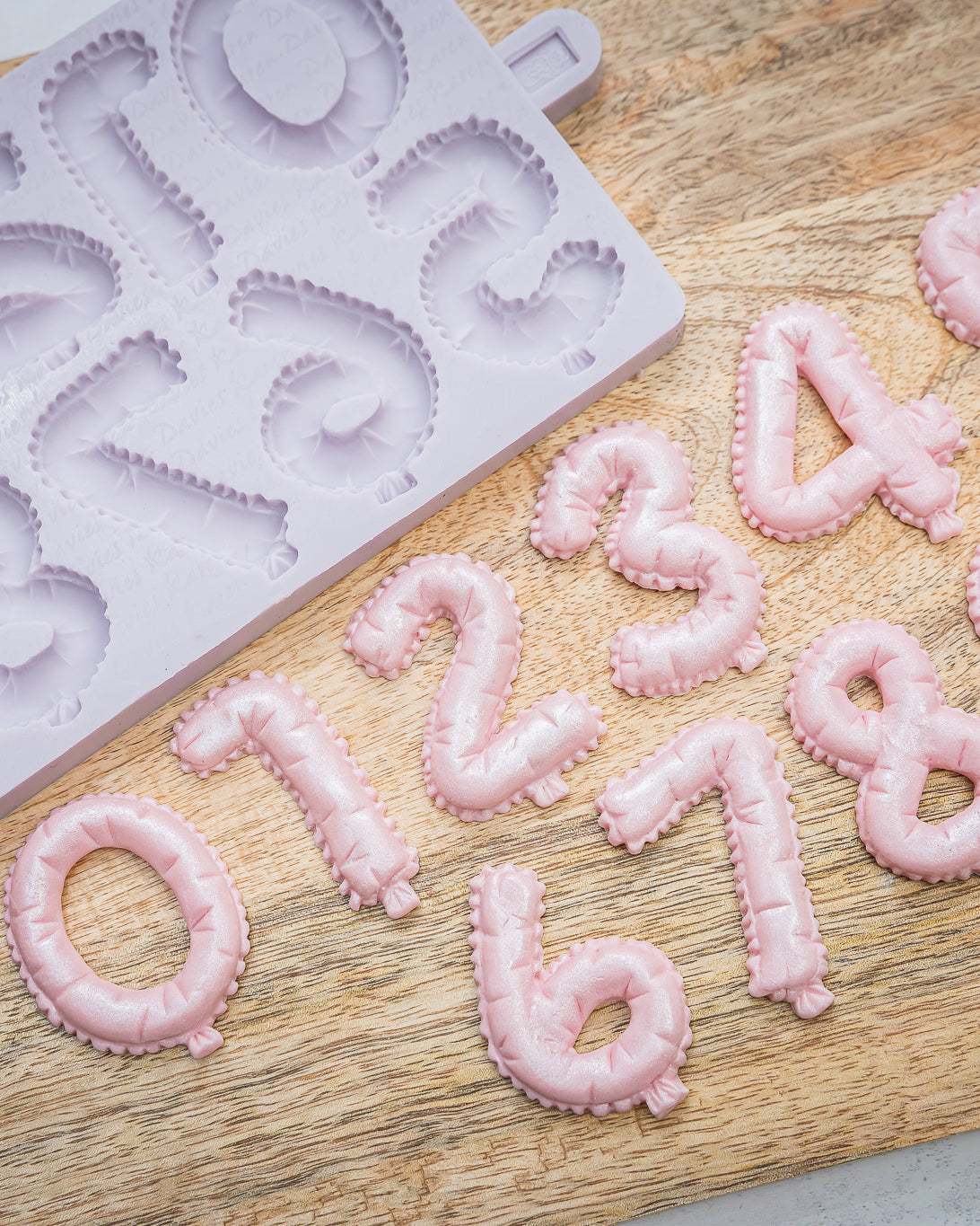 Balloon Numbers Silicone Mould