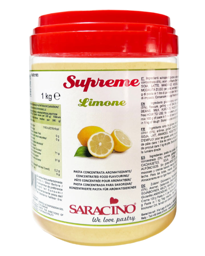 Saracino Lemon Food Flavour Paste - 200g & 1kg