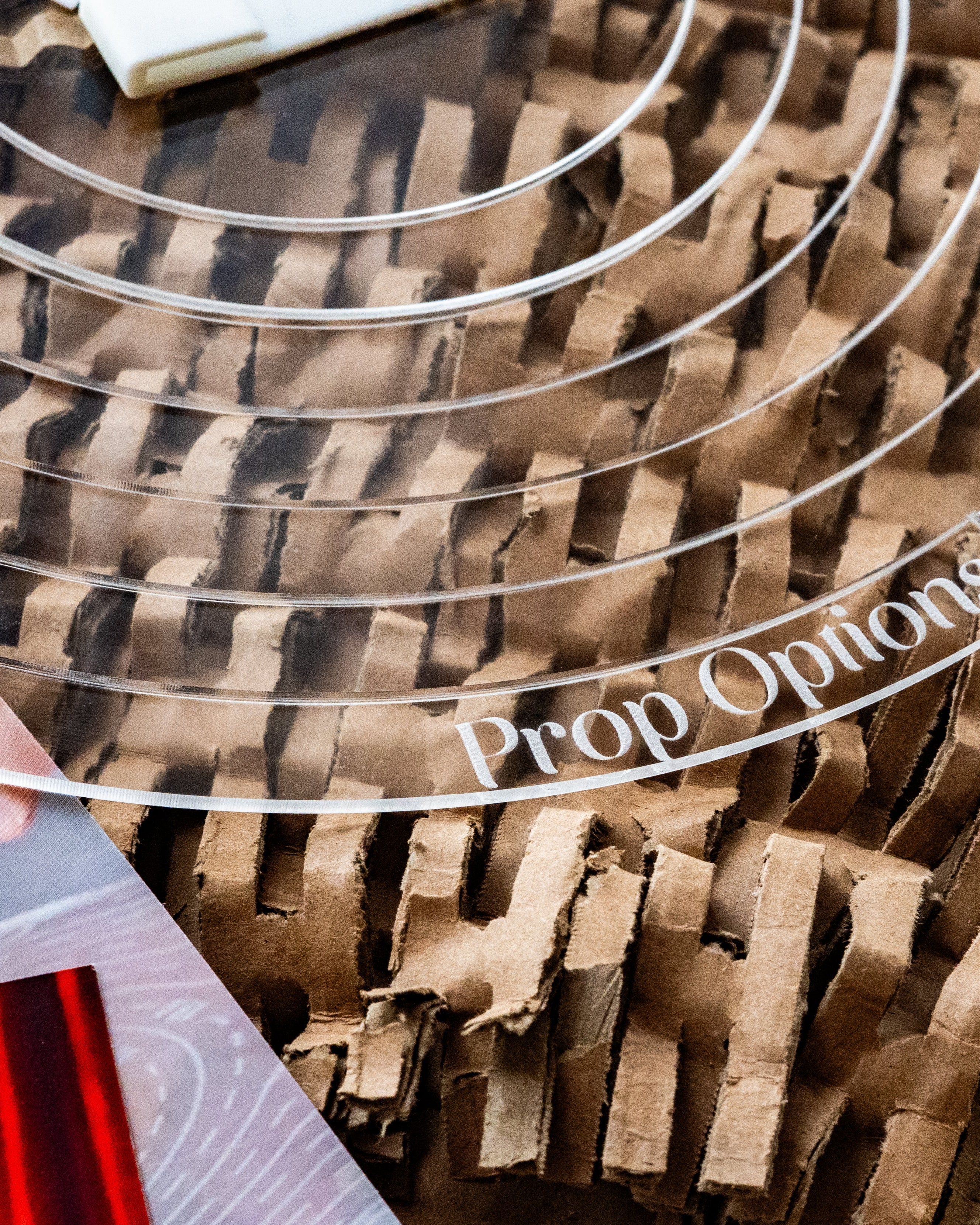 Cake Spiral™ - Acrylic Wrap for Tiered Cakes - Prop Options