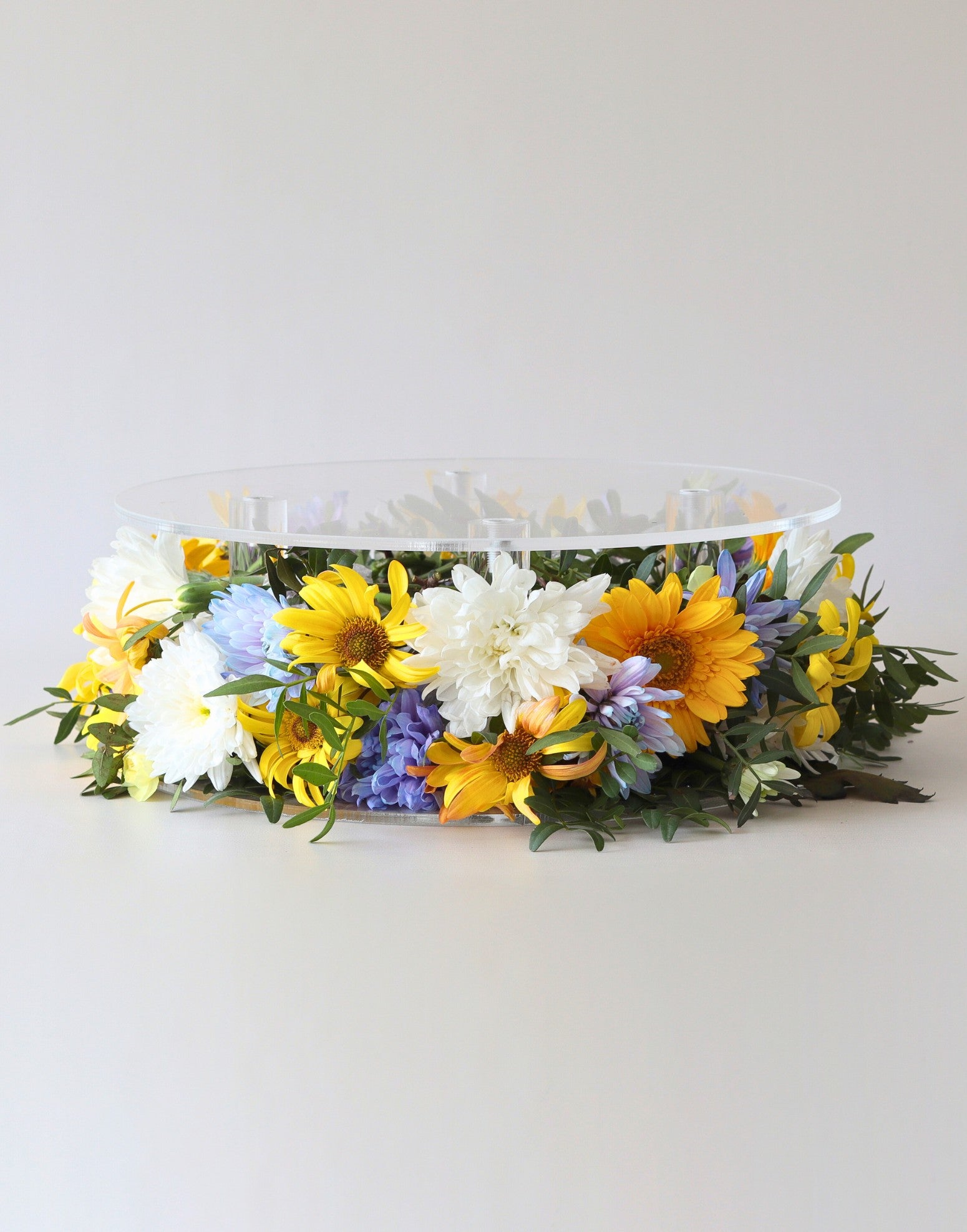 Clear Acrylic Flower Display Cake Stand - Prop Options