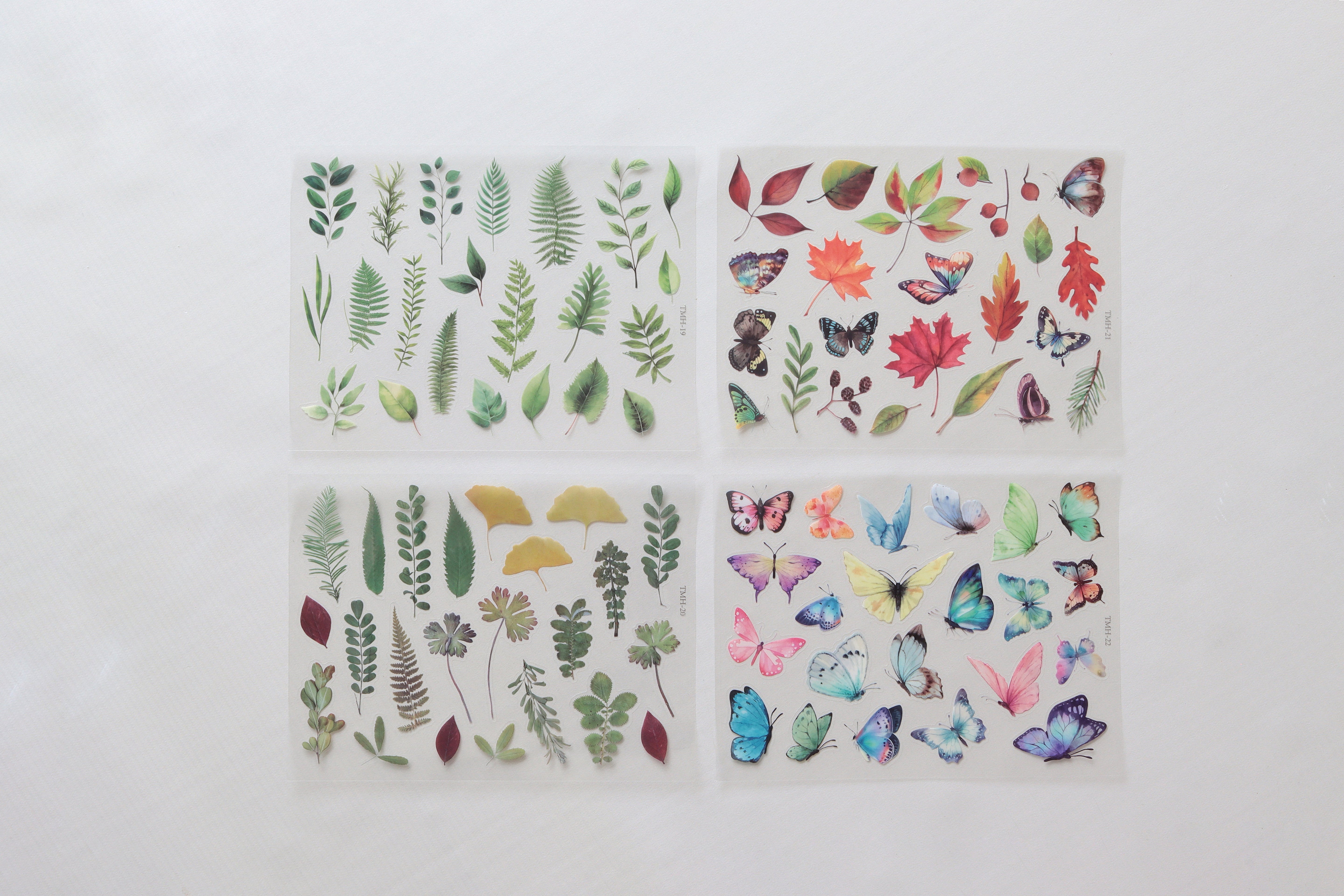 Clear Tier Floral Stickers - Prop Options