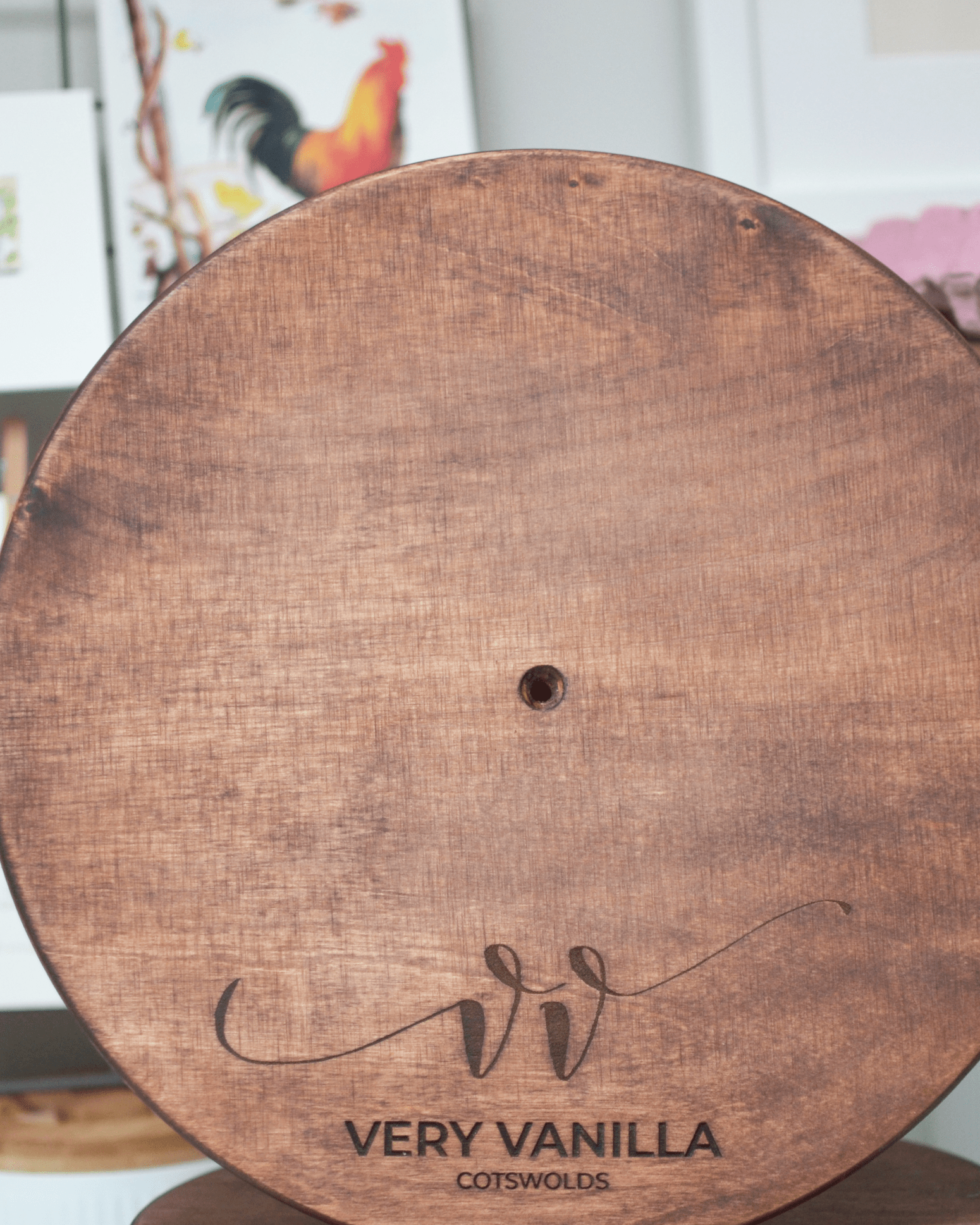 Premium Add - On: Bespoke Personalisation for Wooden Cake Stands - Prop Options