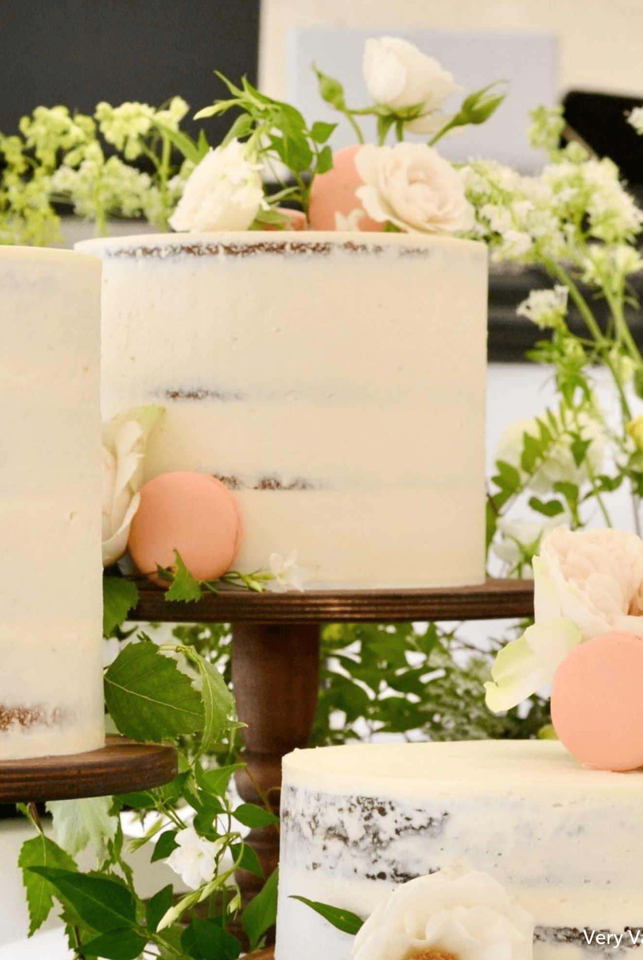 PropBundles - Trio of Original Scandinavian Birch Pedestal Cake Stands - Varied Diameters - Prop Options