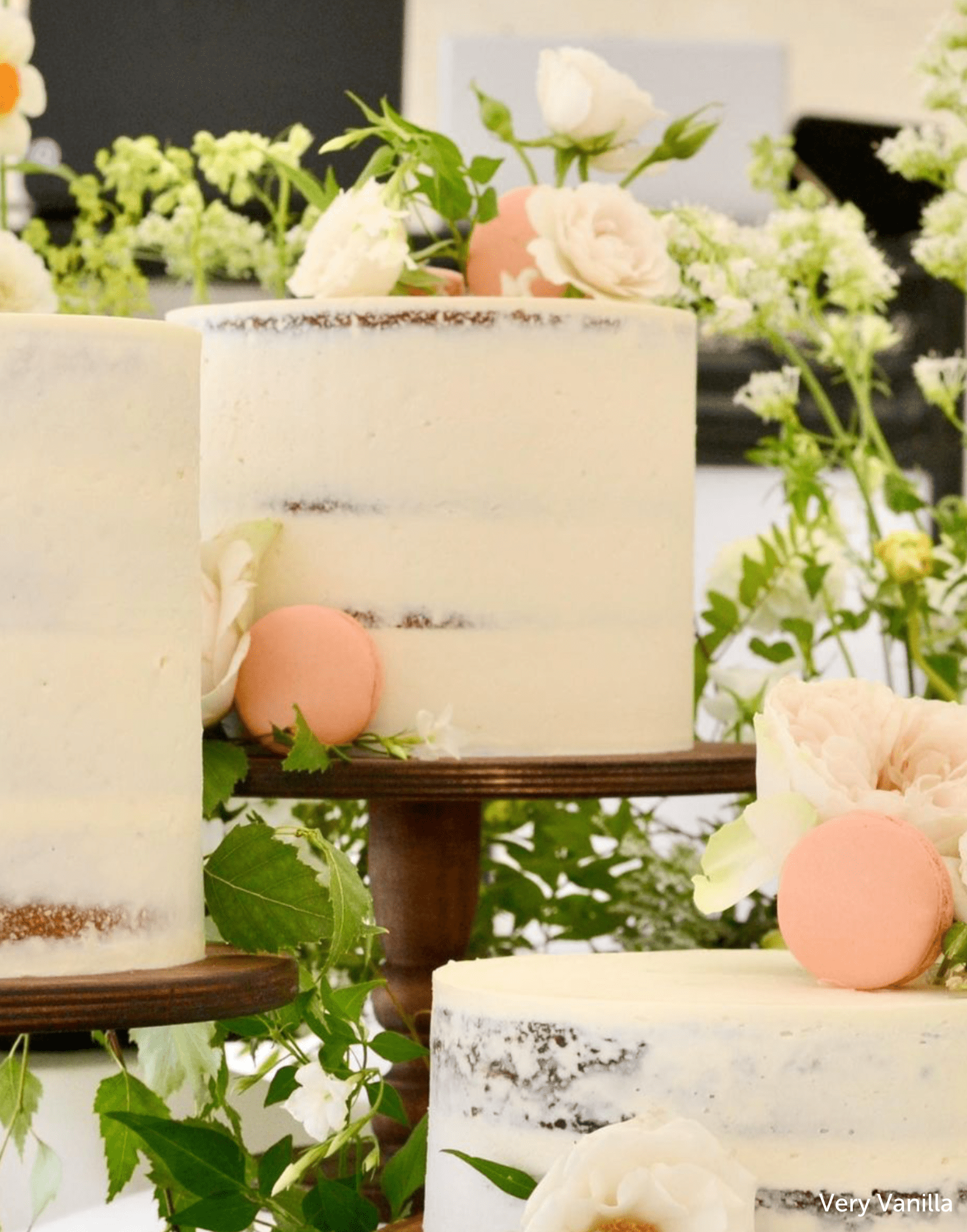 PropBundles - Trio of Original Scandinavian Birch Pedestal Cake Stands - Varied Diameters - Prop Options