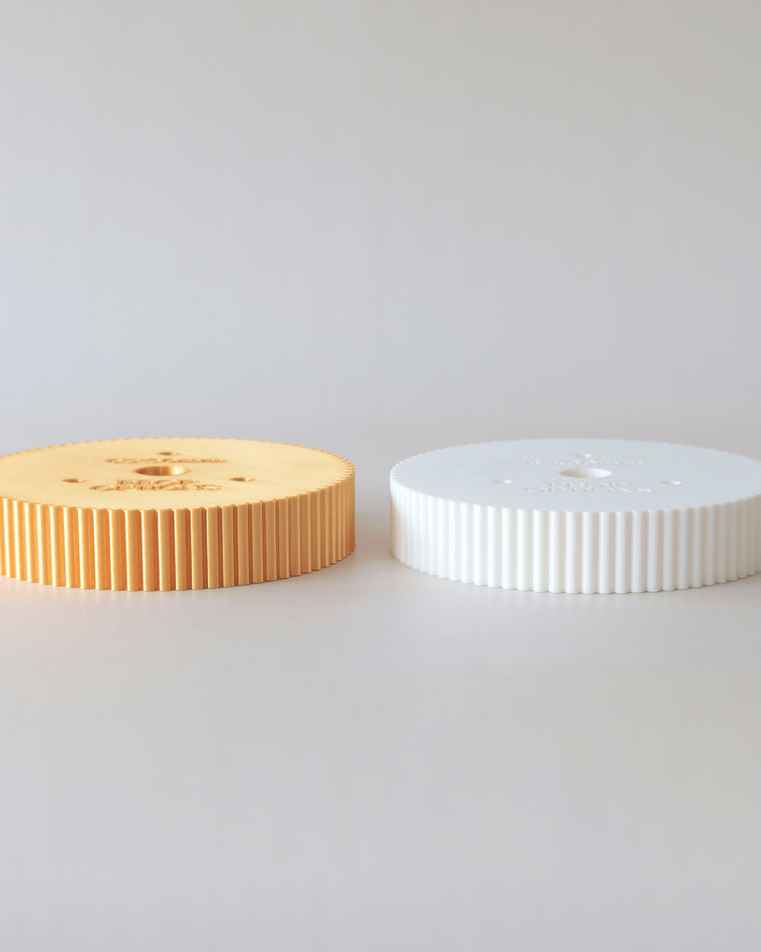 Round 30mm Reeded Cake Spacer - Prop Options