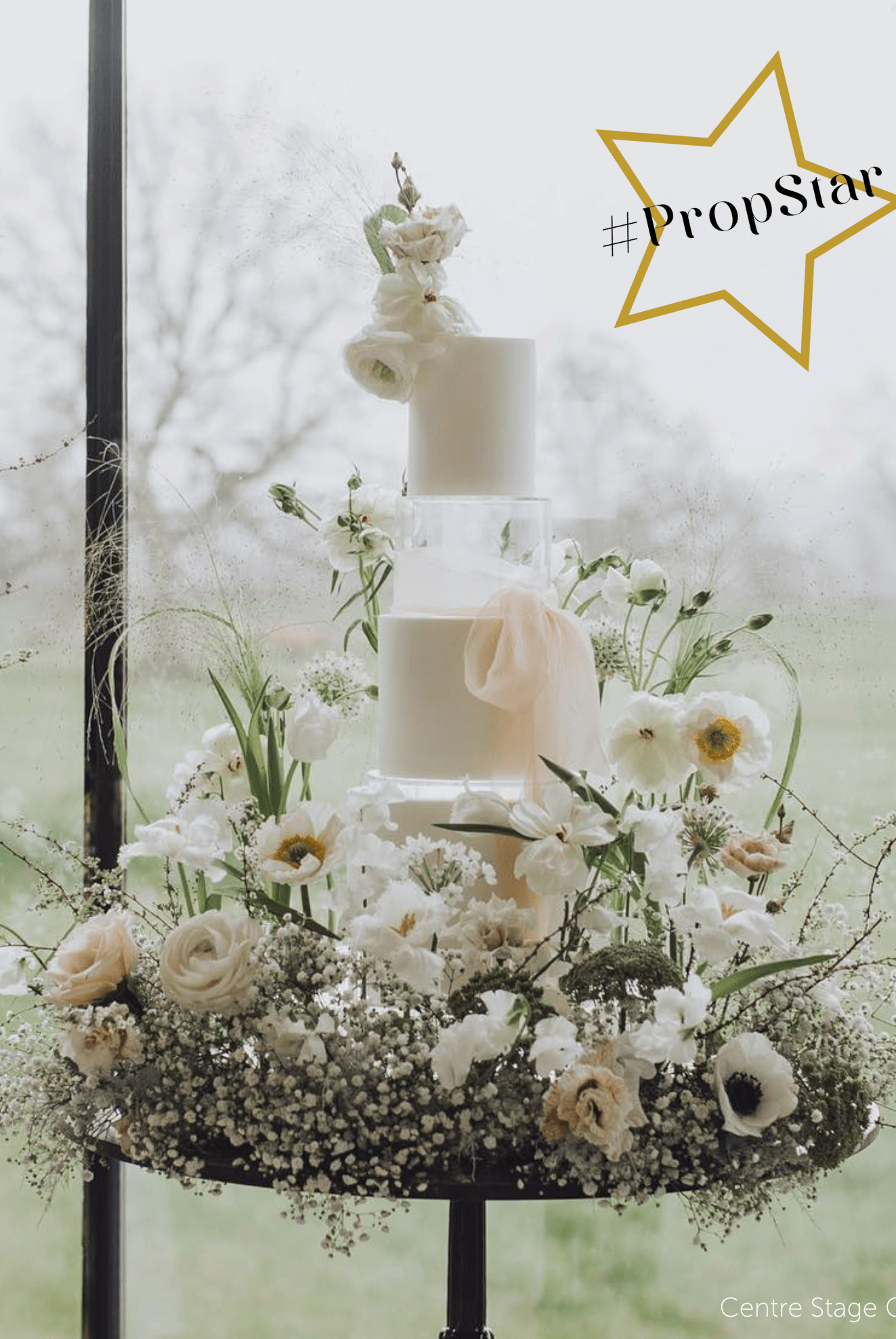 Round Acrylic Fillable Clear Tiers - Prop Options