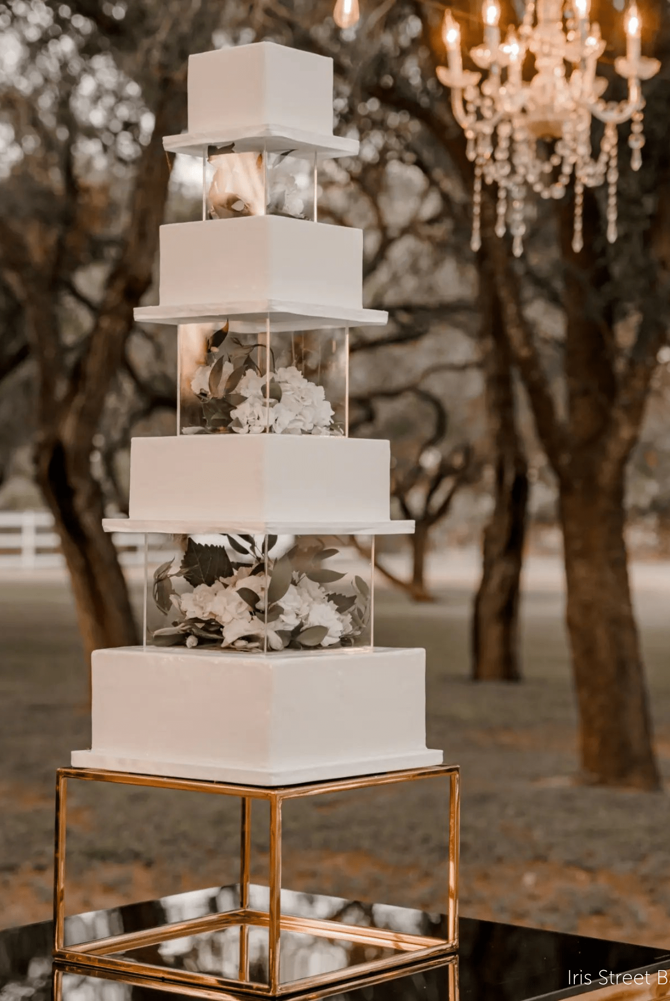 Round Acrylic Fillable Clear Tiers - Prop Options