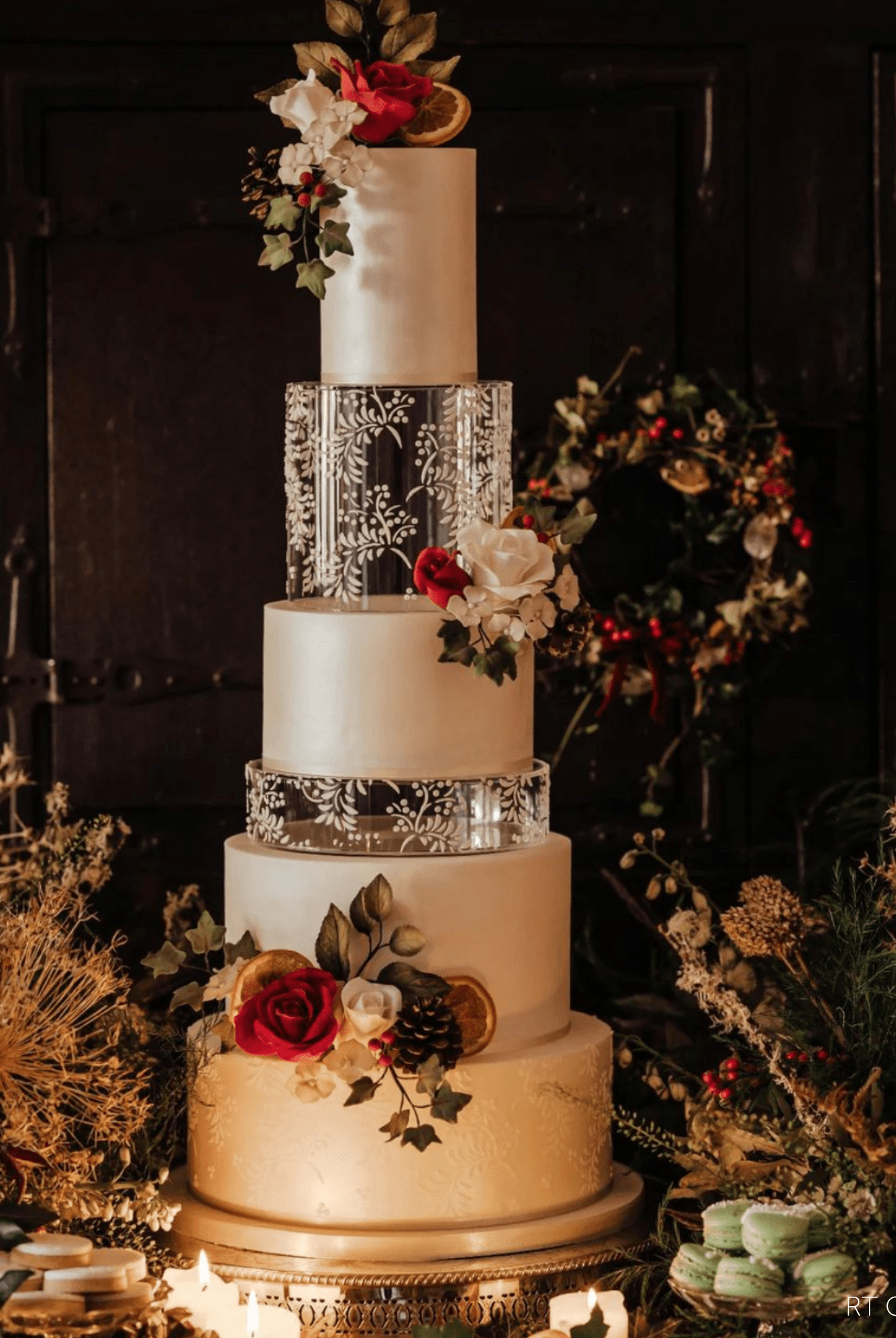 Round Acrylic Fillable Clear Tiers - Prop Options