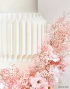 Round Fluted Cake Separator - Prop Options