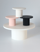 Round Reeded Cupcake Stand - Prop Options