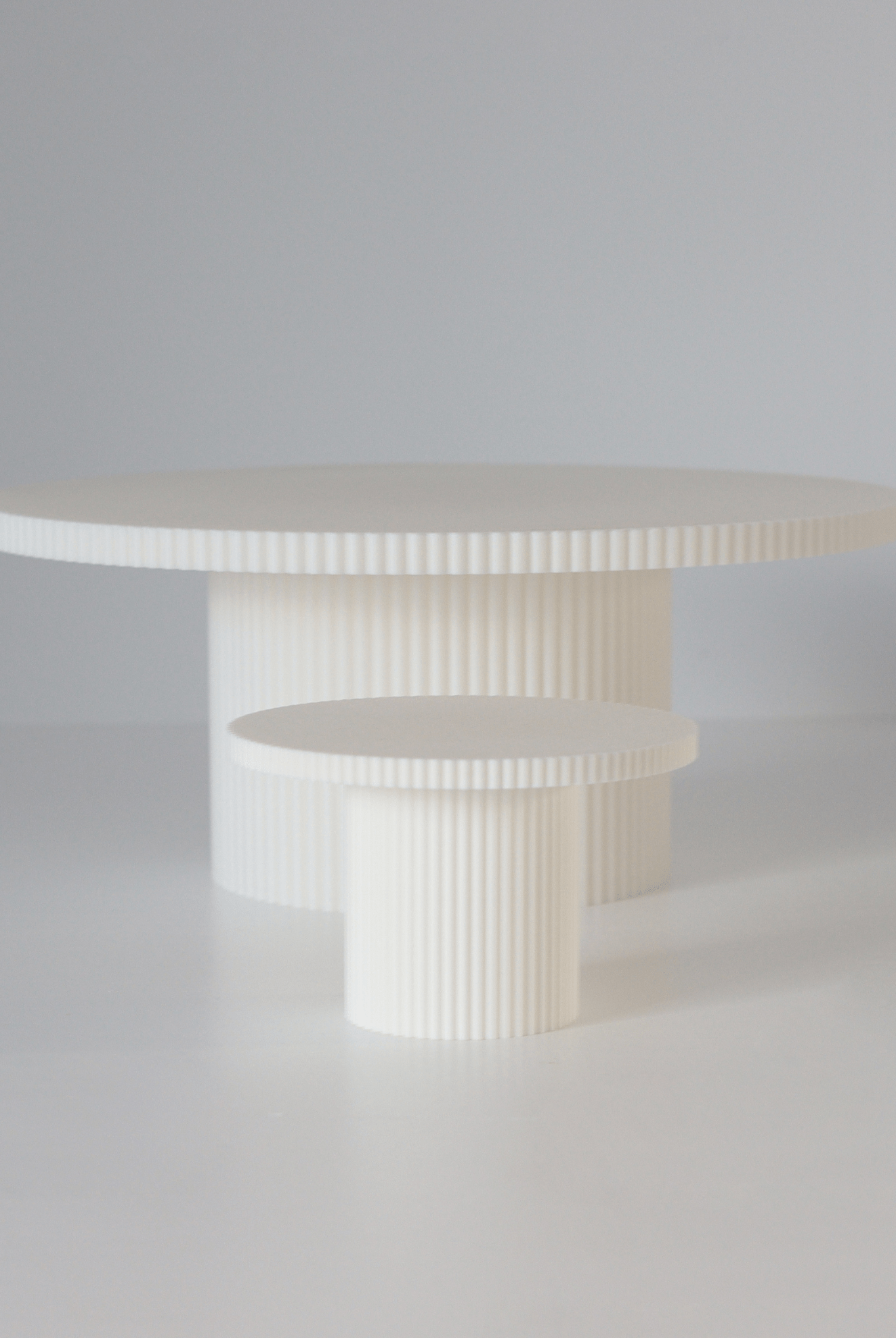 Round Reeded Cupcake Stand - Prop Options