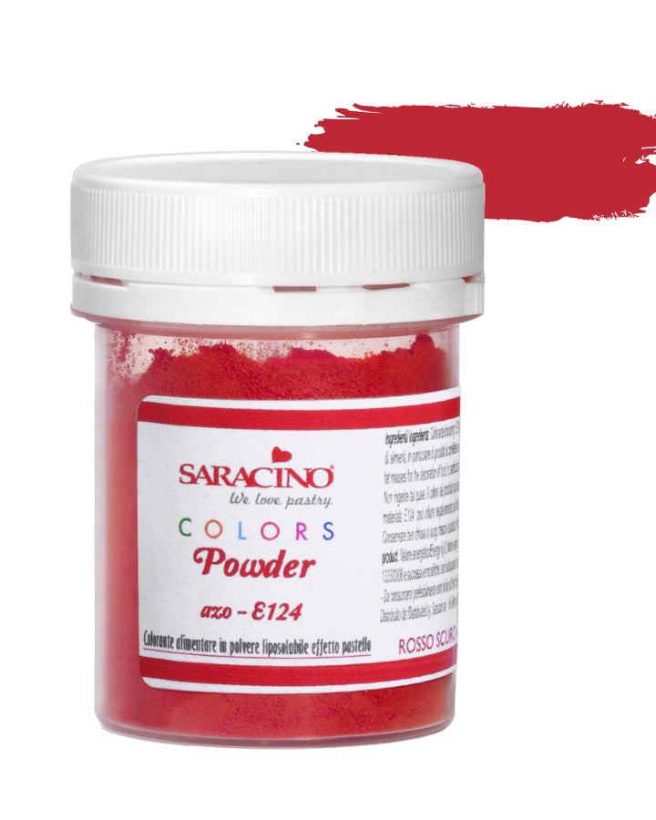 Dark Red Edible Colour Dust - Perfect for Cake Decoration