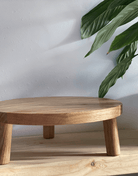 Solid Oak Tripod Cake Stand - Prop Options