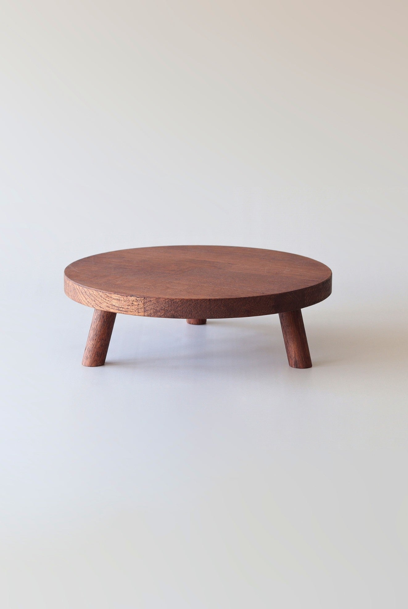 Solid Oak Tripod Cake Stand - Prop Options