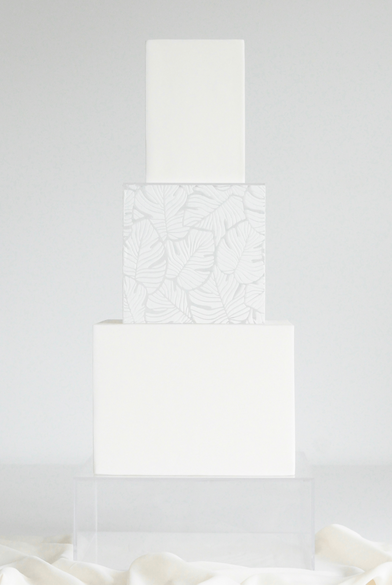 Square Acrylic Fillable Clear Tiers - Prop Options