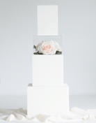 Square Acrylic Fillable Clear Tiers - Prop Options