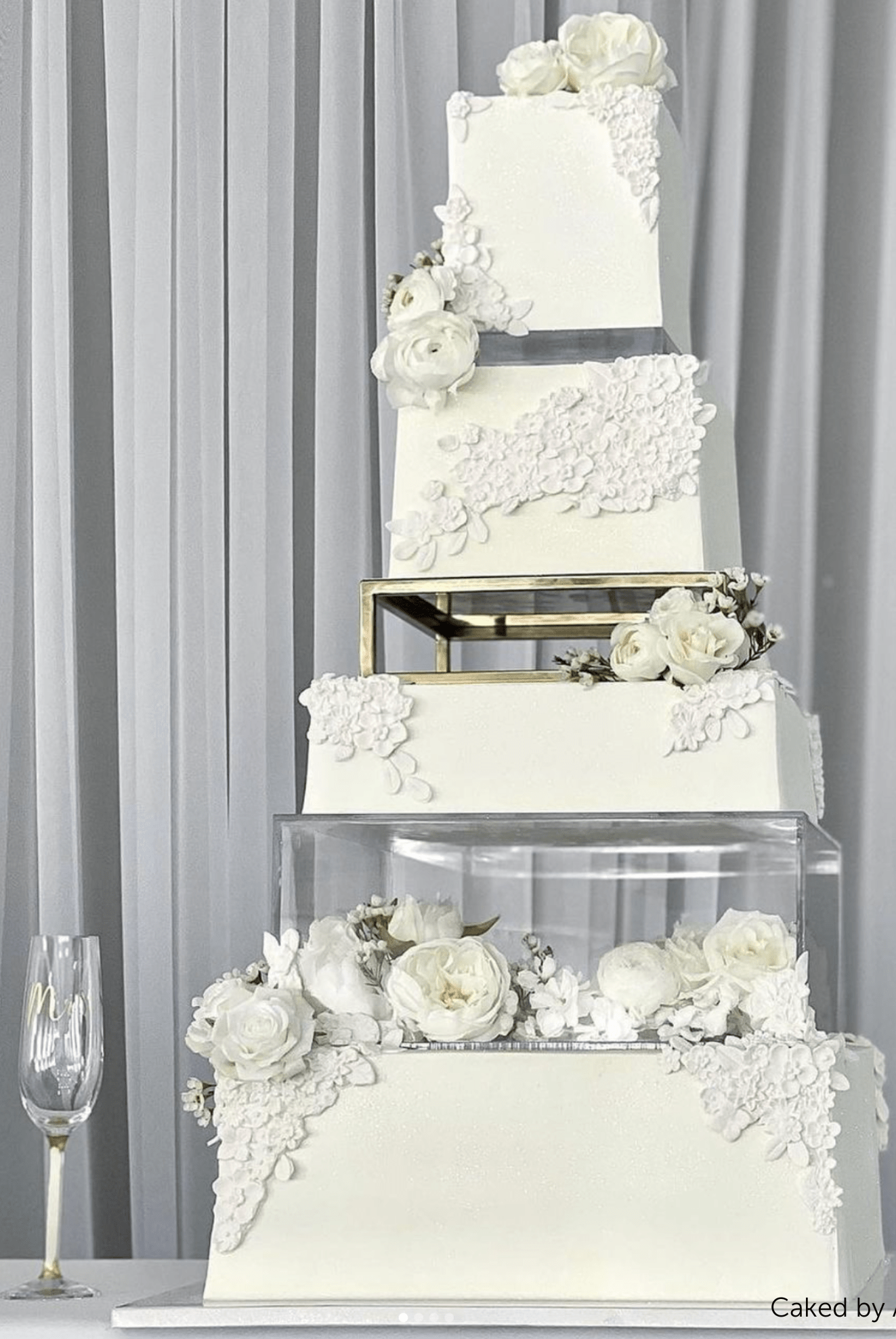 Square Acrylic Fillable Clear Tiers - Prop Options