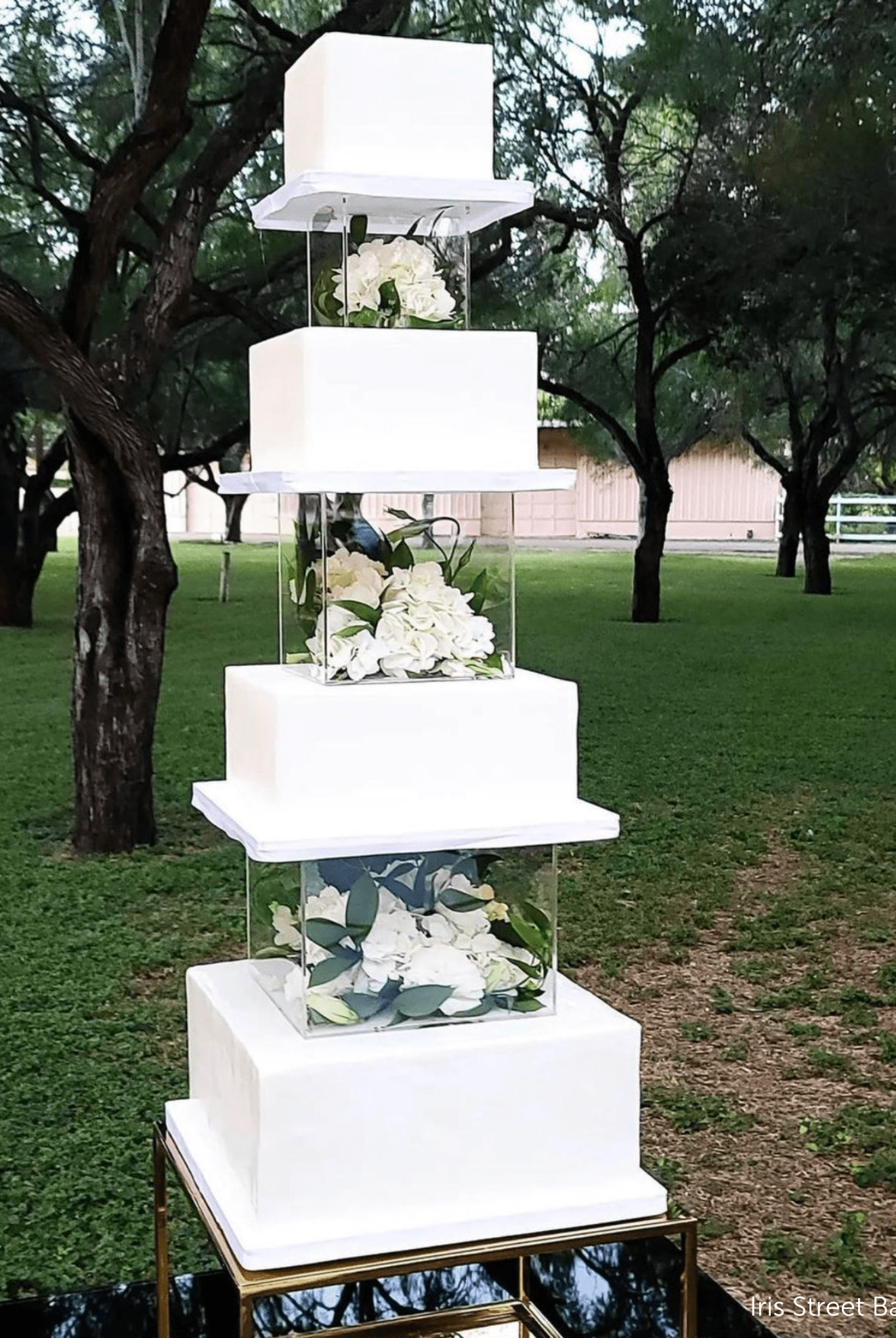 Square Acrylic Fillable Clear Tiers - Prop Options