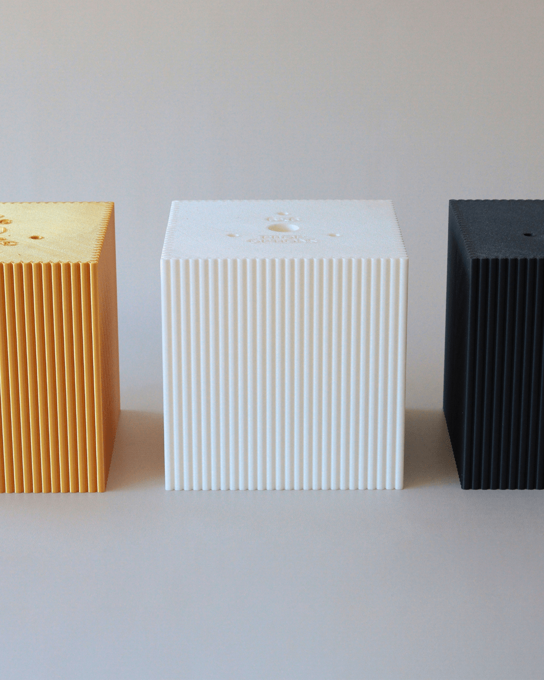 Square Reeded Cake Separator - Prop Options