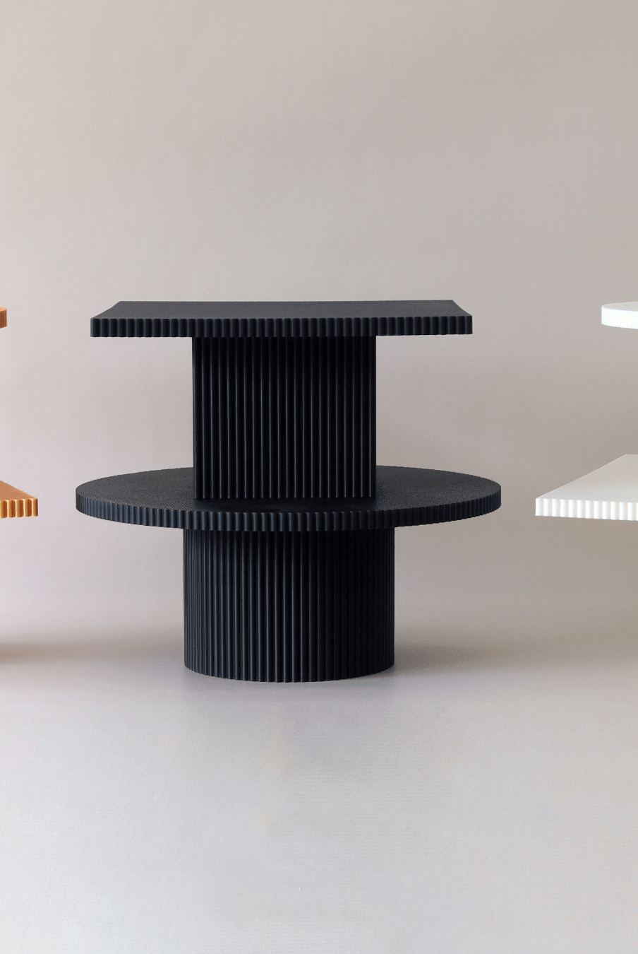 Square Reeded Cake Stand - Prop Options