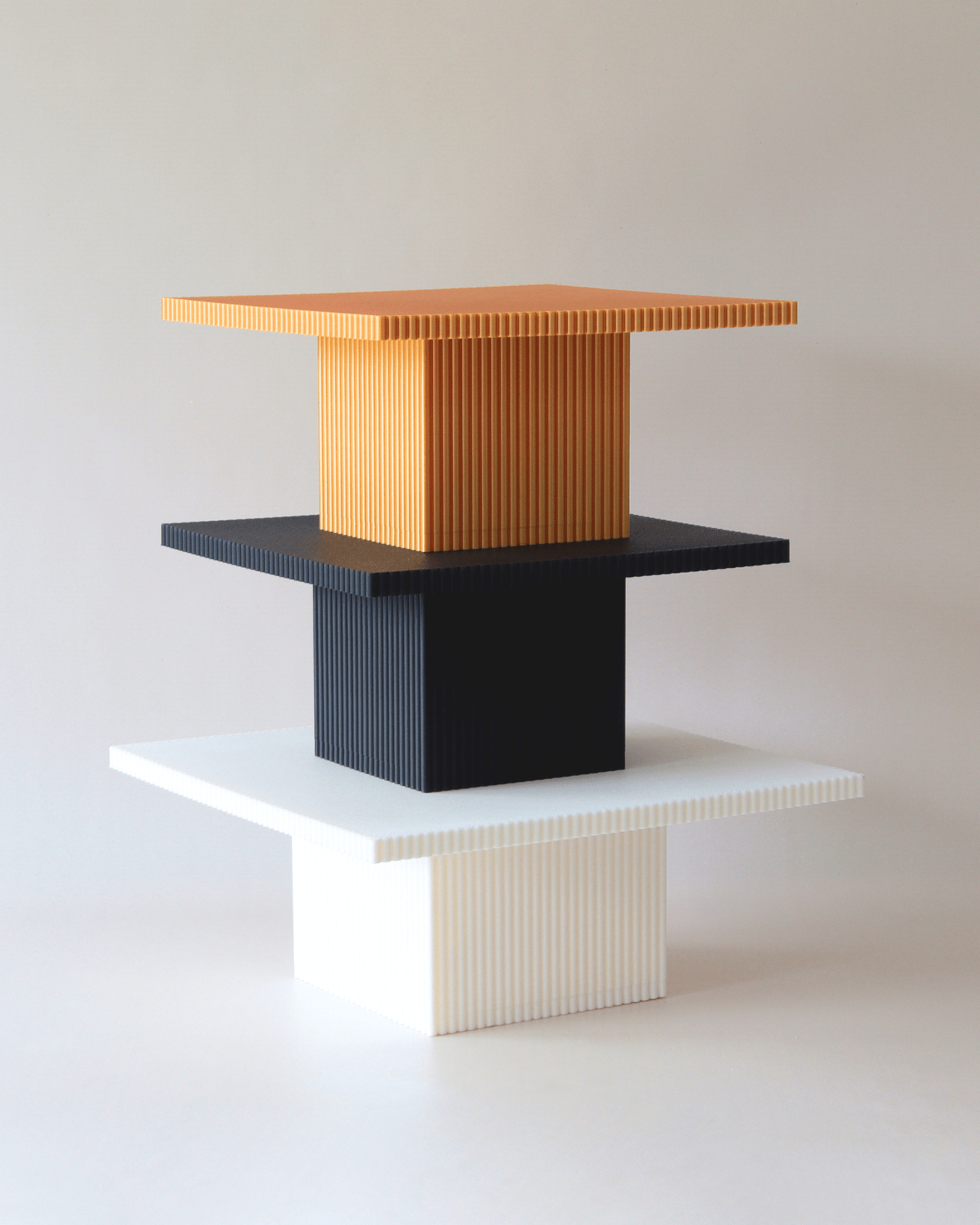 Square Reeded Cake Stand - Prop Options