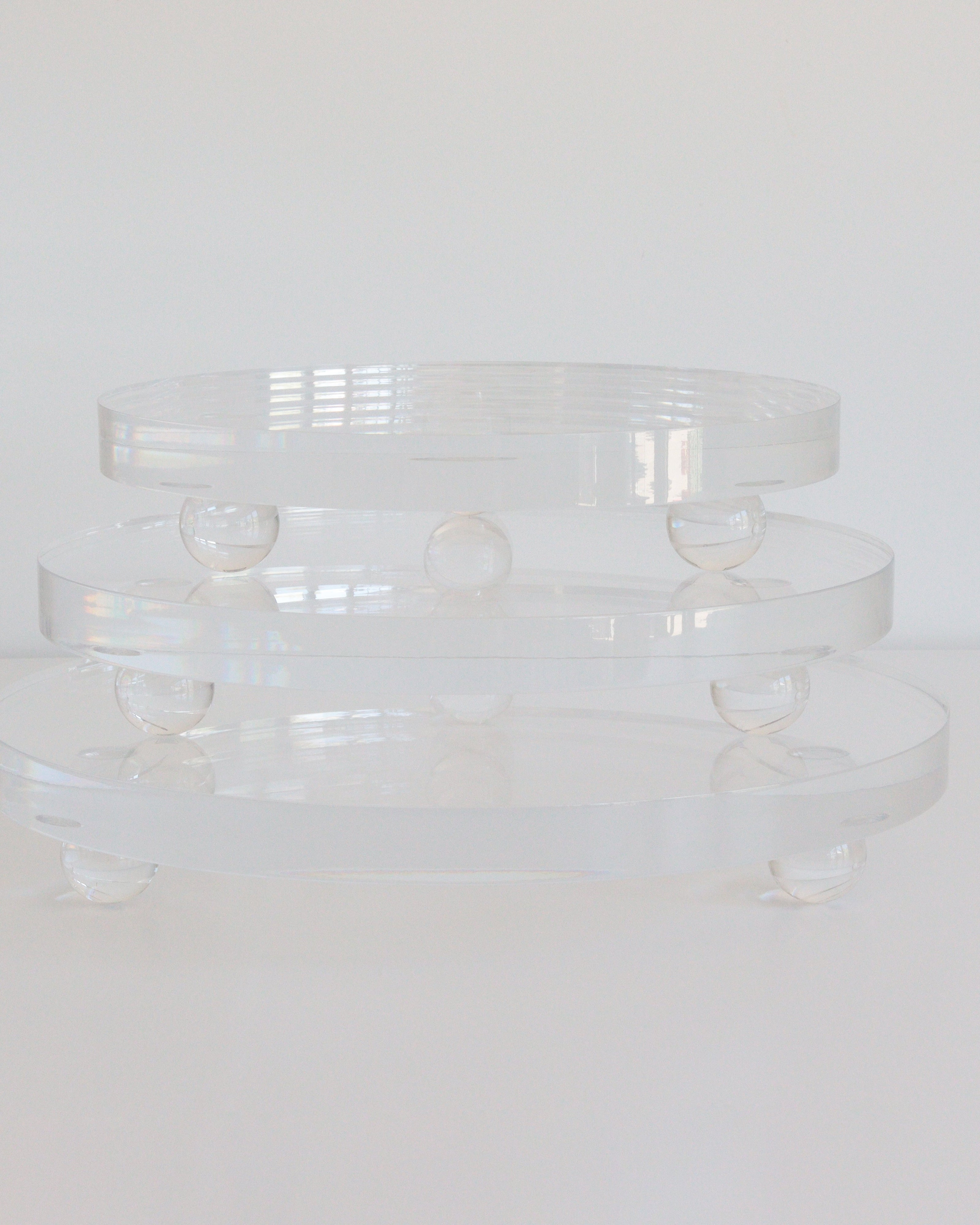 The Stage - Acrylic Footed Cake Stand - Prop Options