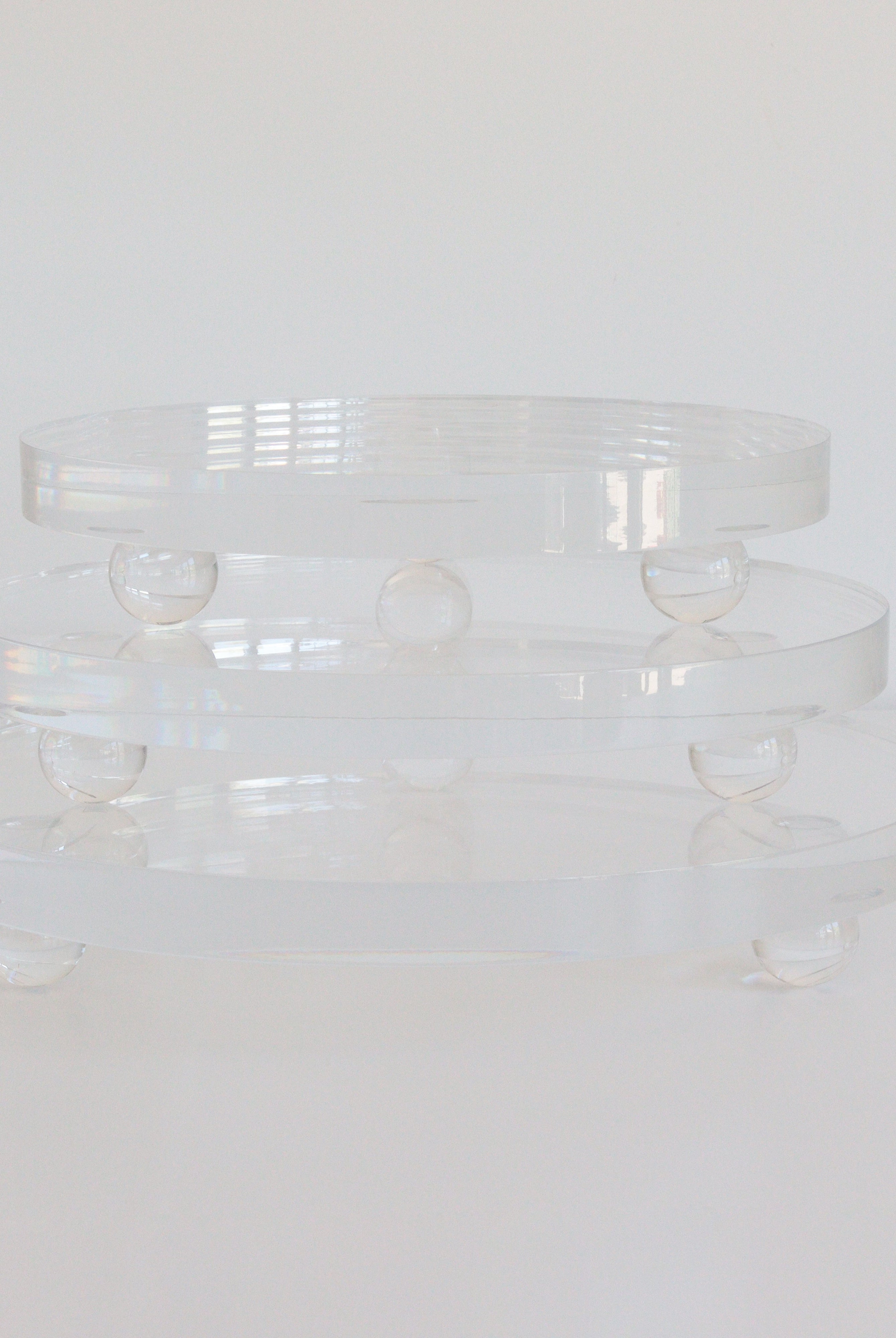 The Stage - Acrylic Footed Cake Stand - Prop Options